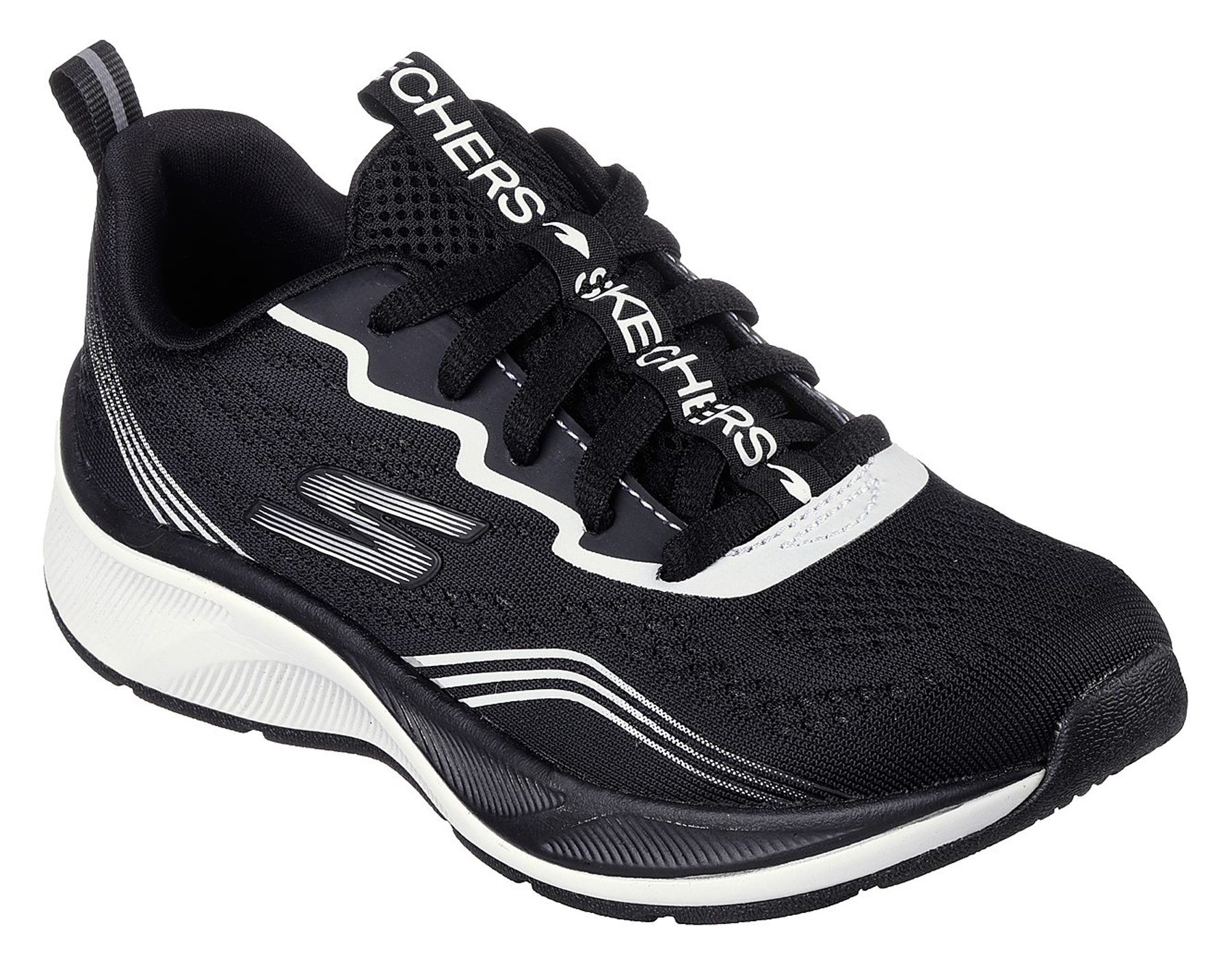 Skechers Elite Sport Radiant Squad Black 303651L BLK Girls Shoes