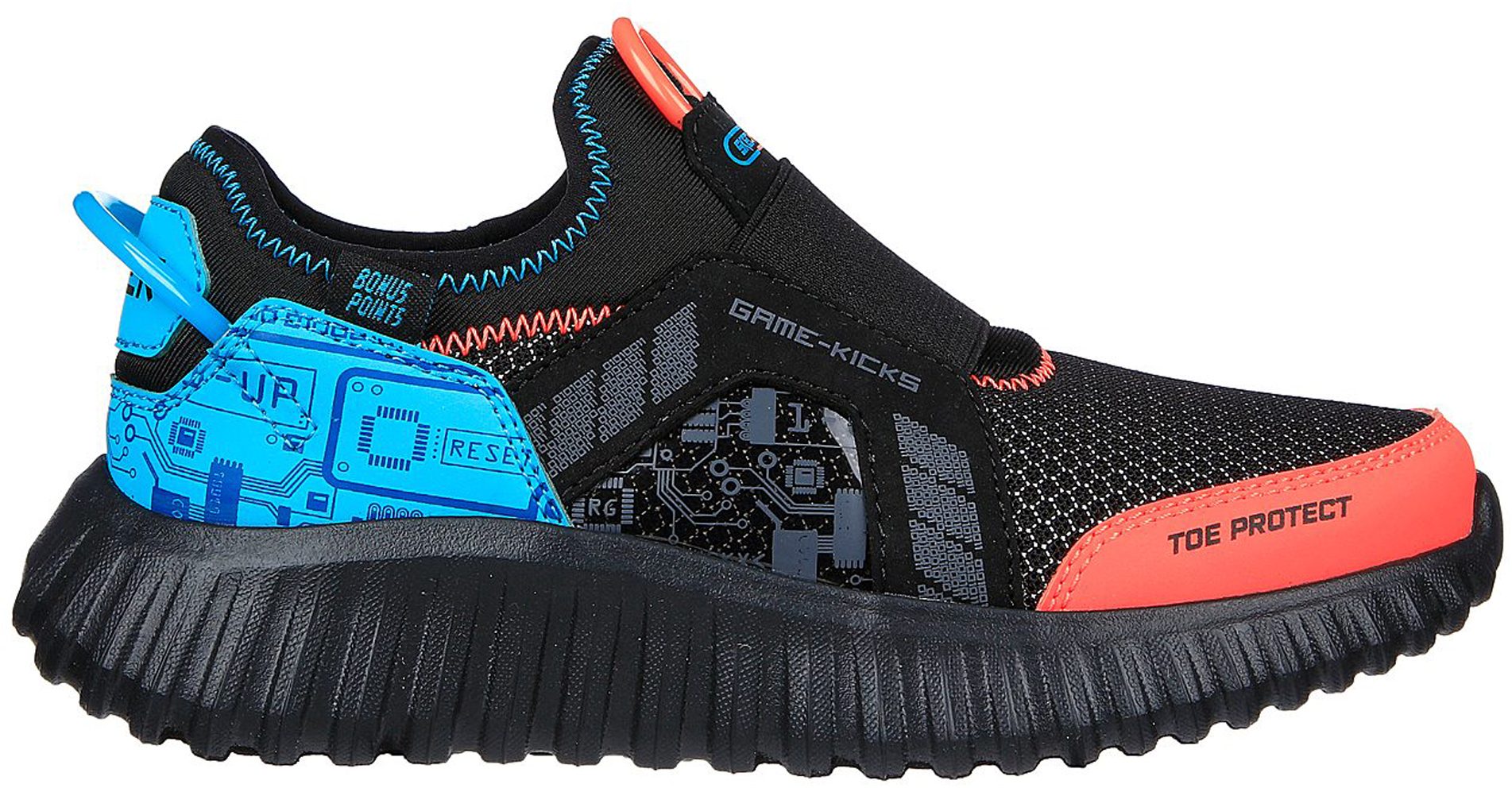 Skechers Game Kicks: Depth Charge 2.0 Black / Multi 402265L BKMT - Boys Shoes - Humphries Shoes