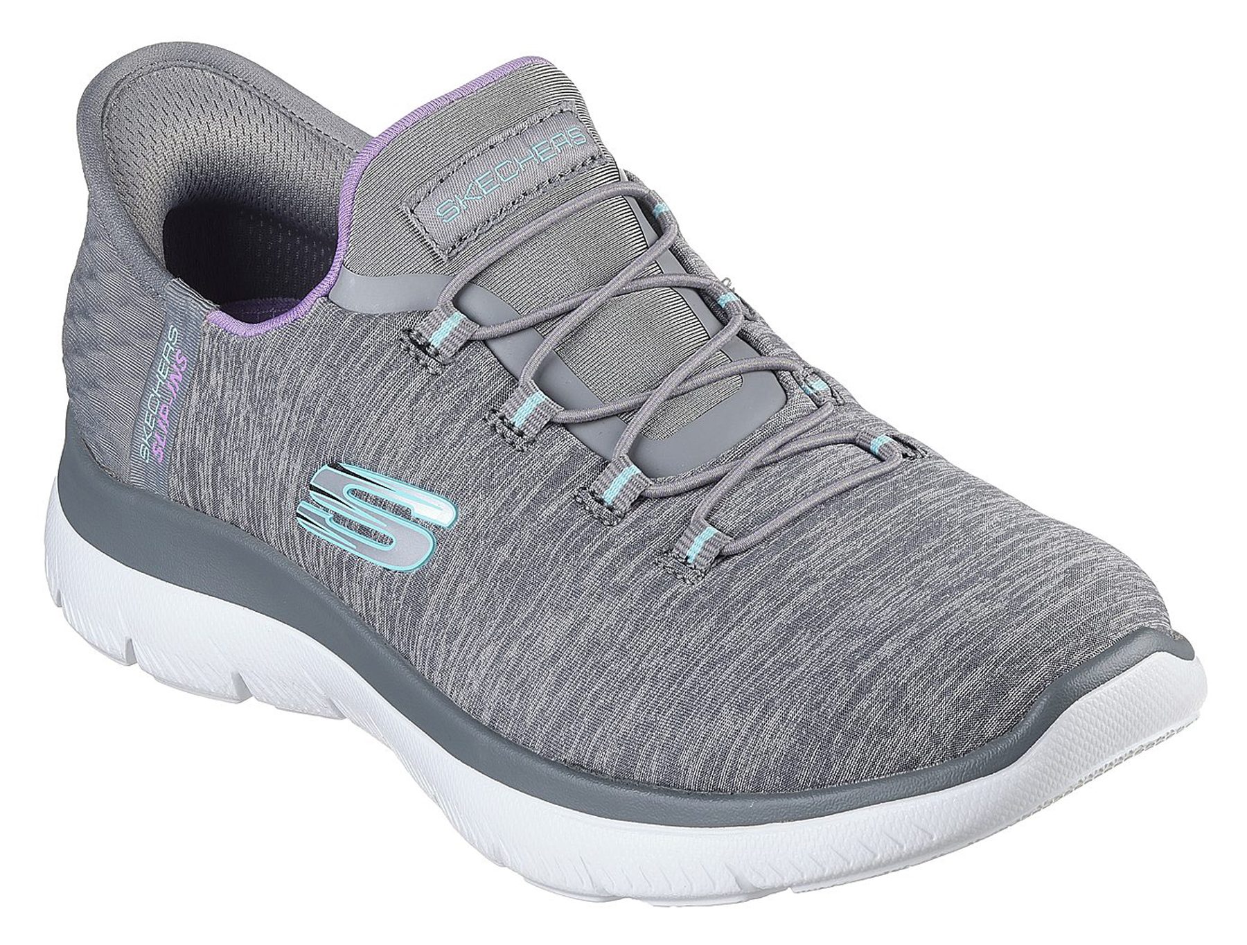 Skechers Slip-ins: Summits - Dazzling Haze Grey / Mint 149937 GYMT ...