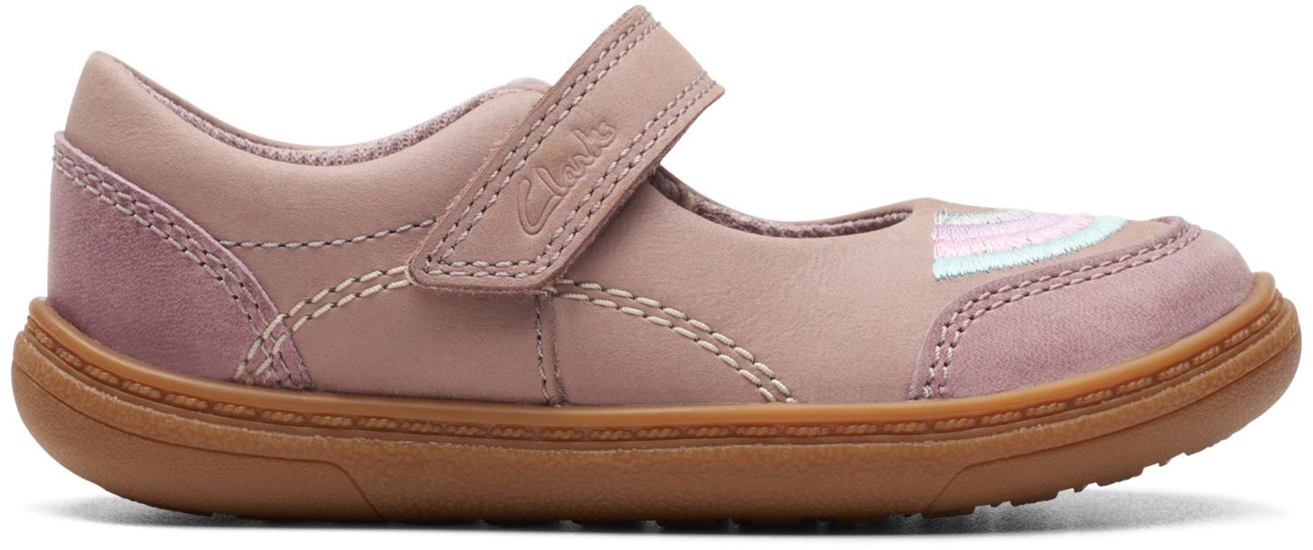 Clarks Flash Prize T. Dusty Pink 26175327 Girls Shoes Humphries Shoes
