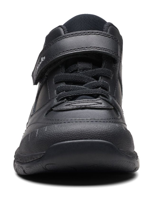Clarks Steggy Stomp Kids Black 26175137 - Boys Shoes - Humphries Shoes