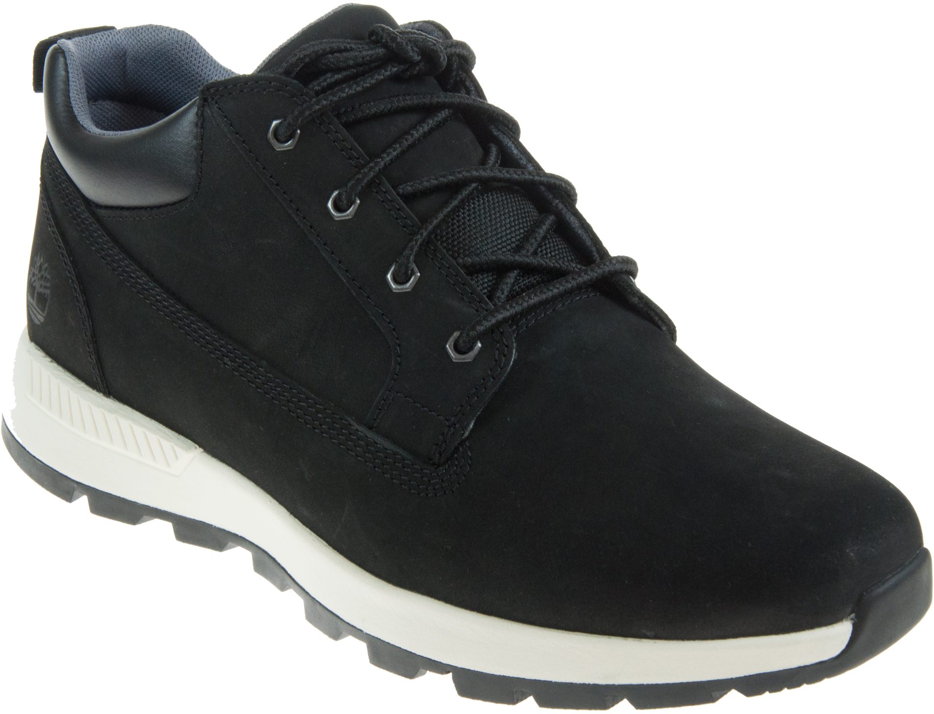 Timberland black leather shoes discount