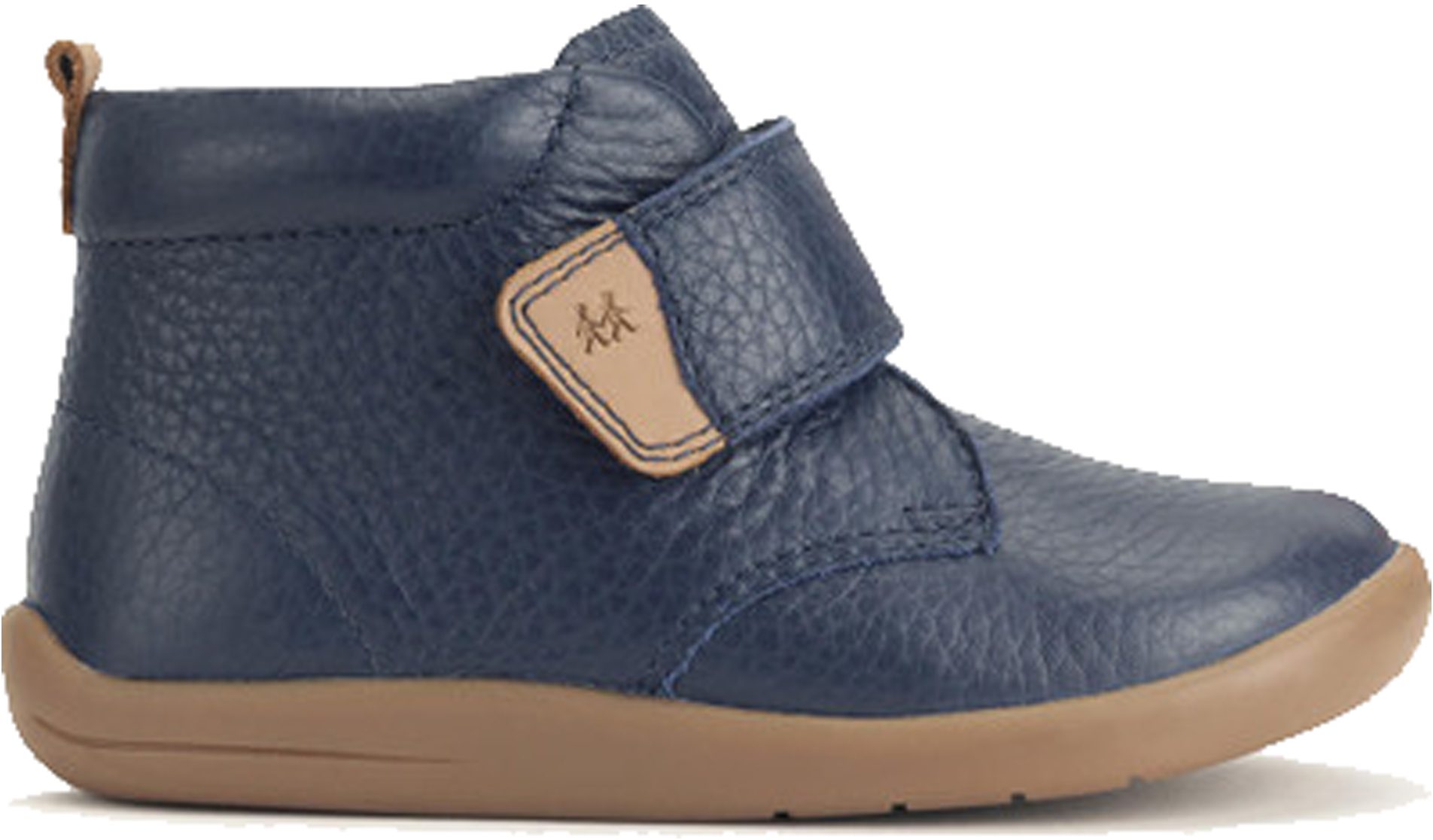 Start-Rite Totter French Navy Leather 0802_9 Boys Boots - Main Image