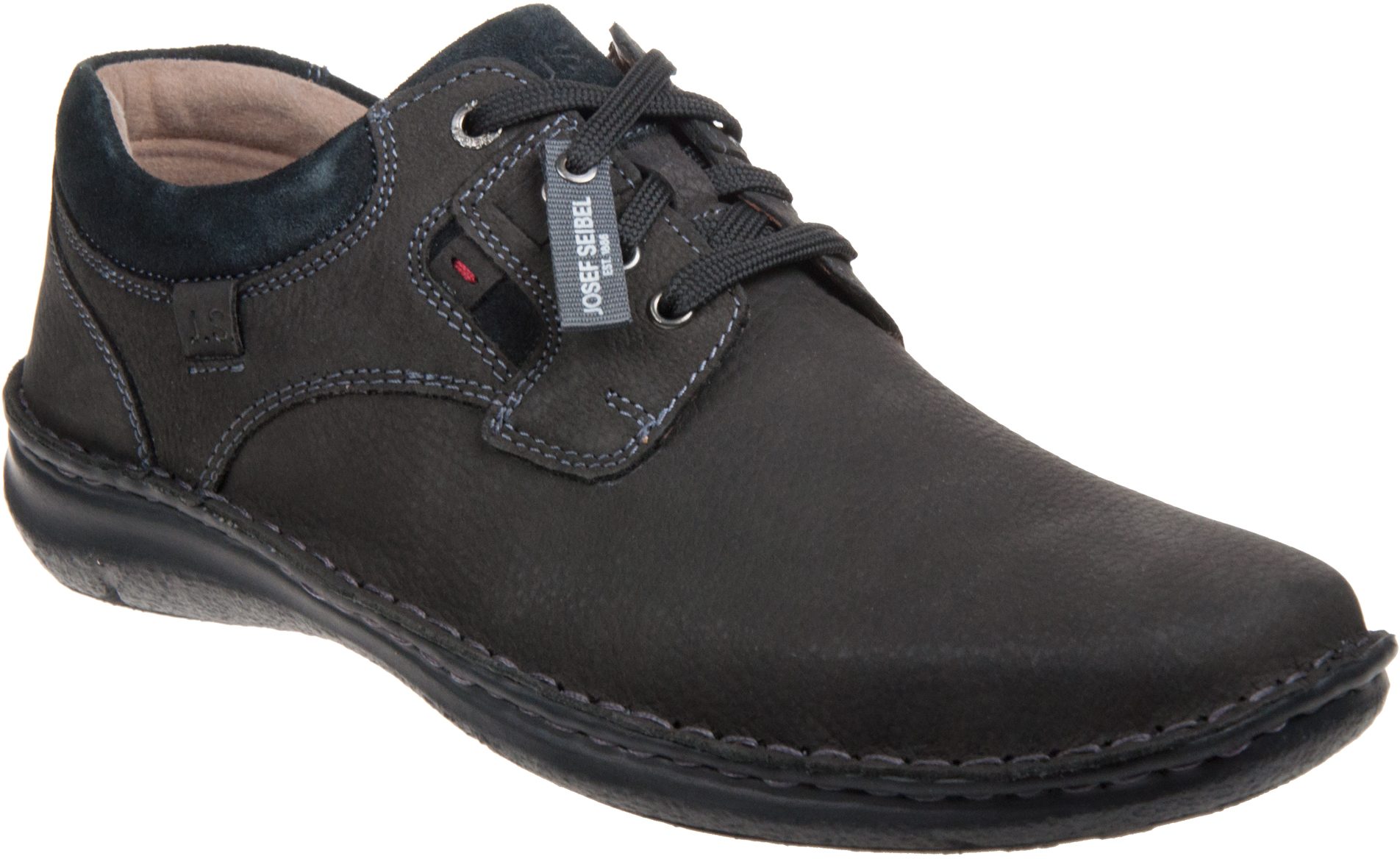 Josef Seibel Anvers 36 Black Nubuck 43390 796 100 - Casual Shoes Josef Seibel Anvers 36 Black Nubuck 43390 796 100 - Casual Shoes