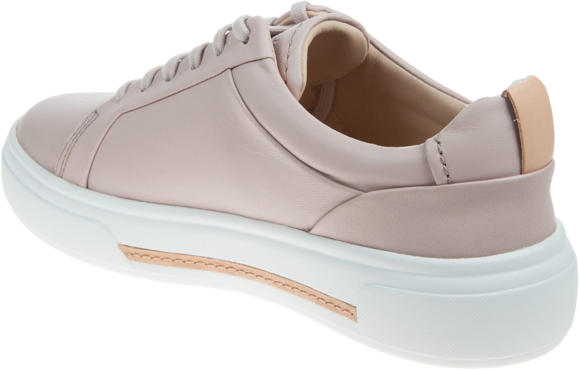 Clarks Women's Hollyhock Walk Sneaker - Leather Walking Shoe With Contour Cushion