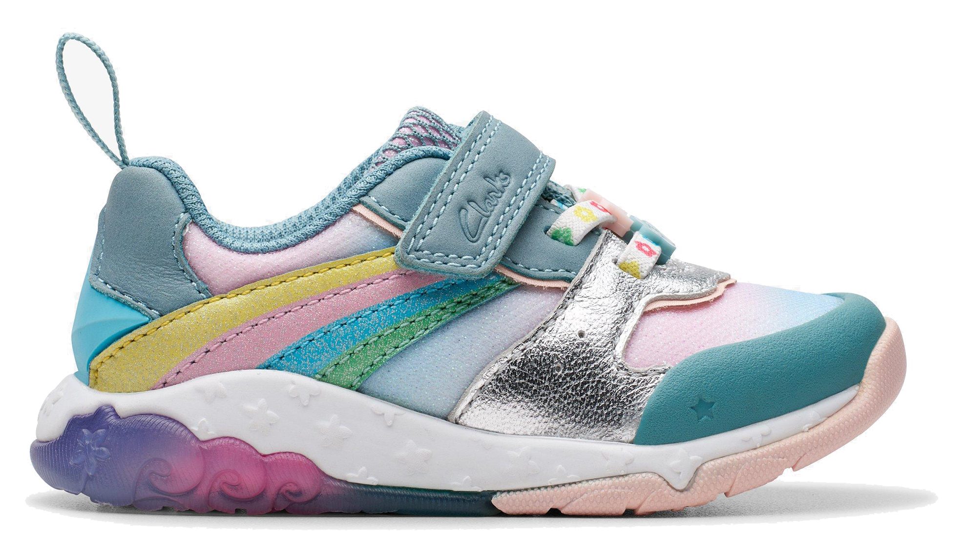 Clarks Tidal Star Toddler Aqua Combi 26176062 Girls Shoes Humphries Shoes