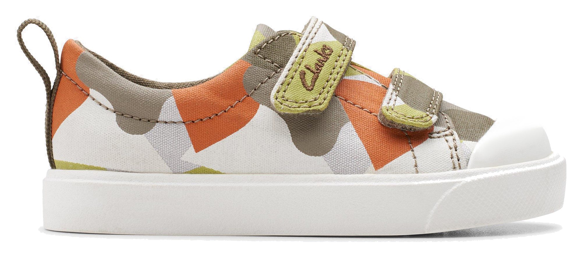 Clarks City Bright Toddler Olive Interest 26176736 Boys Shoes