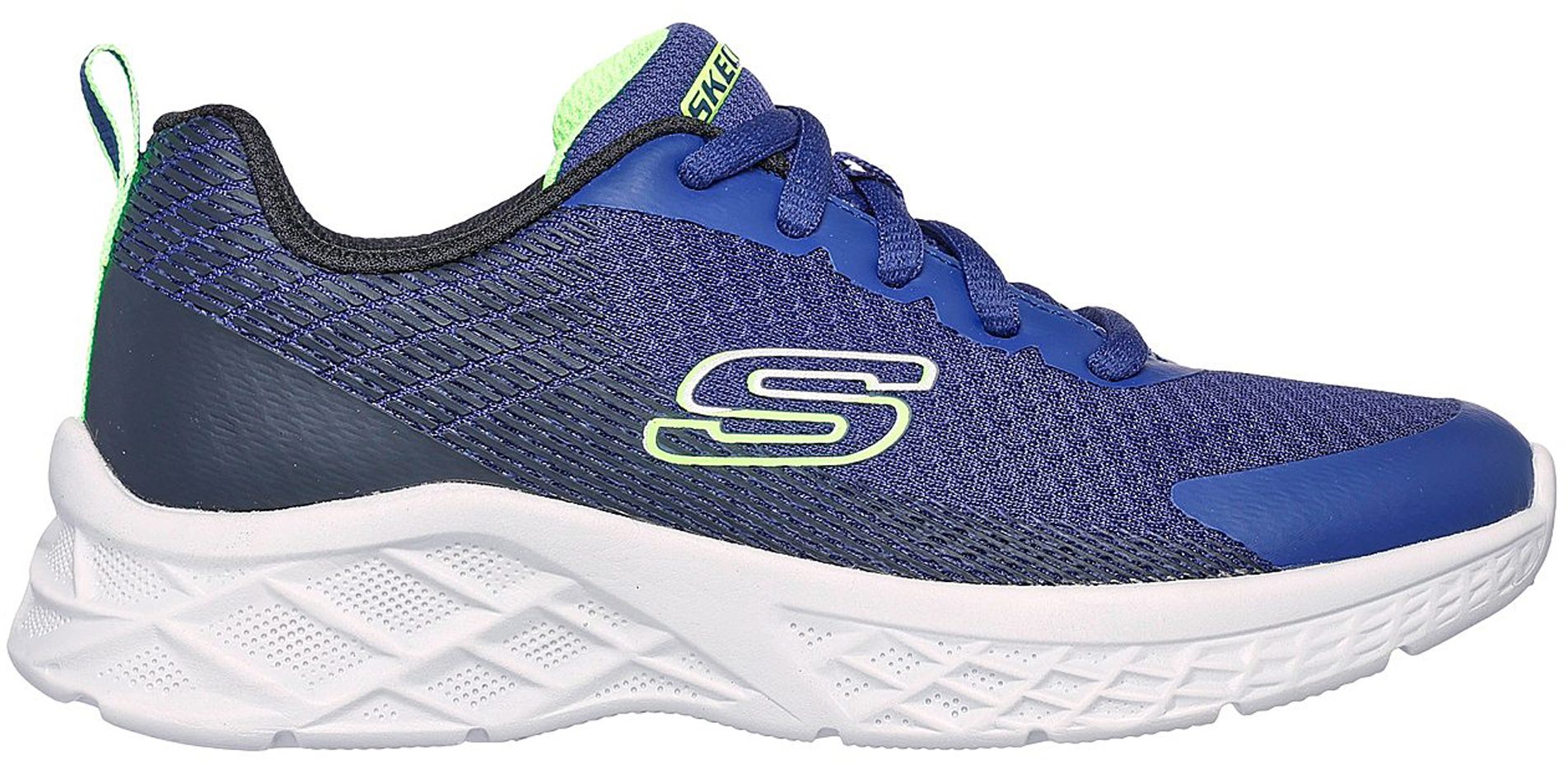 Skechers Micro II - Zovrix Navy / Black / Lime 403925L NBLM - Boys