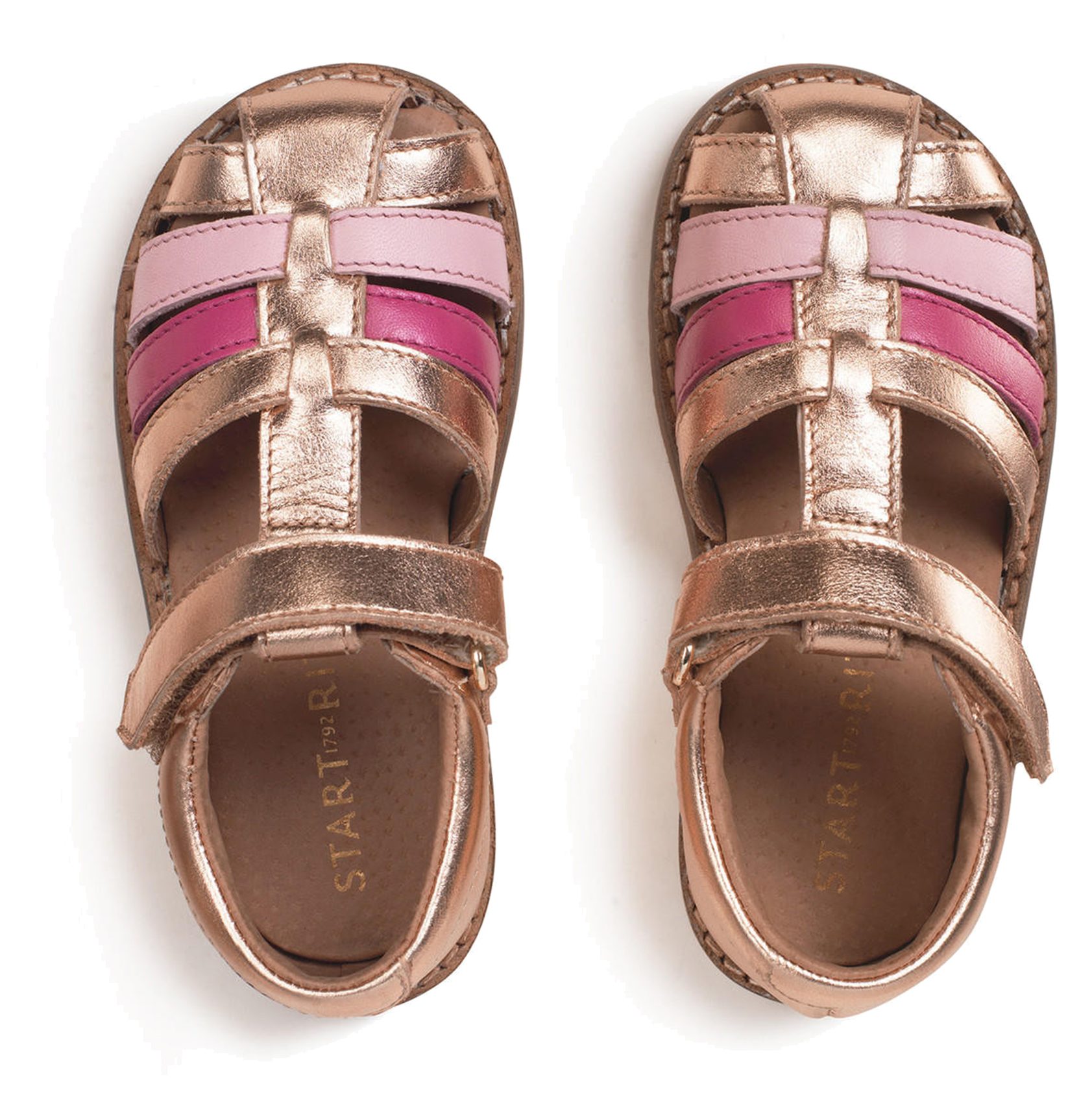 Start-Rite Coastal Gold Pink Metallic 5195_6 - Girls Sandals ...