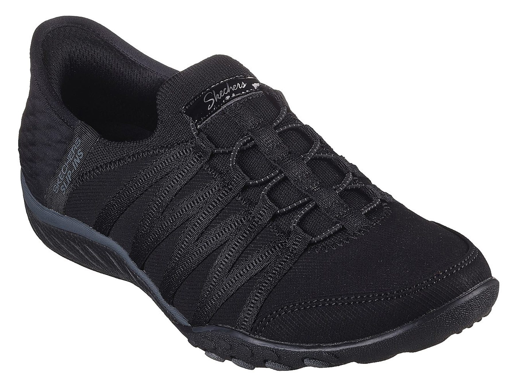 Skechers Slip-ins: Breathe-Easy Roll-With-Me Black 100593 BBK