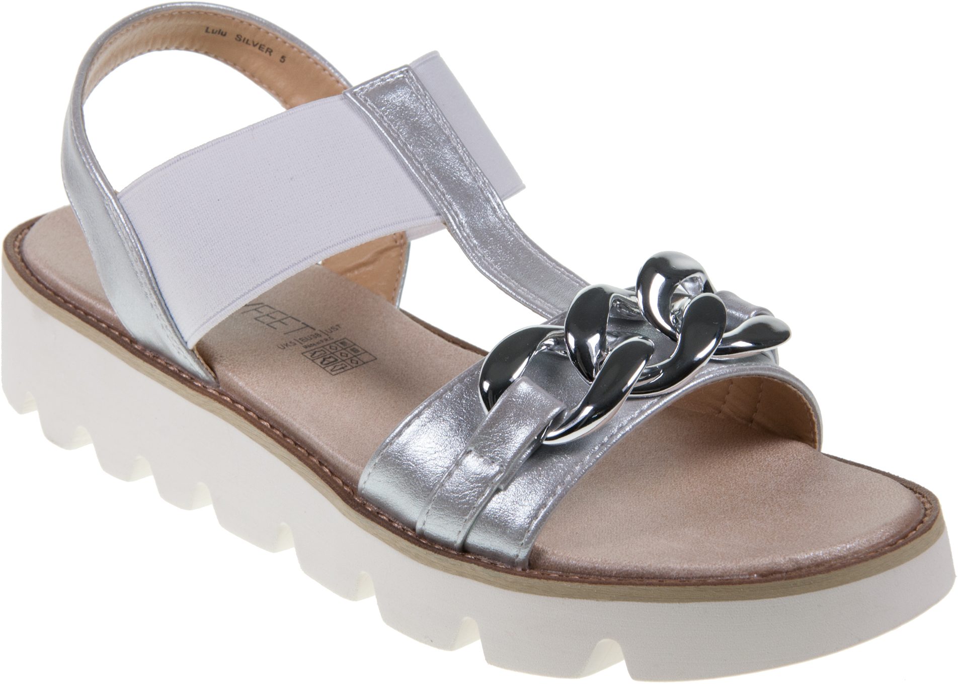 Heavenly Feet Lulu Silver SA0003613 Full Sandals Humphries Shoes heavenly-feet-lulu-silver-sa0003613-full-sandals-humphries-shoes