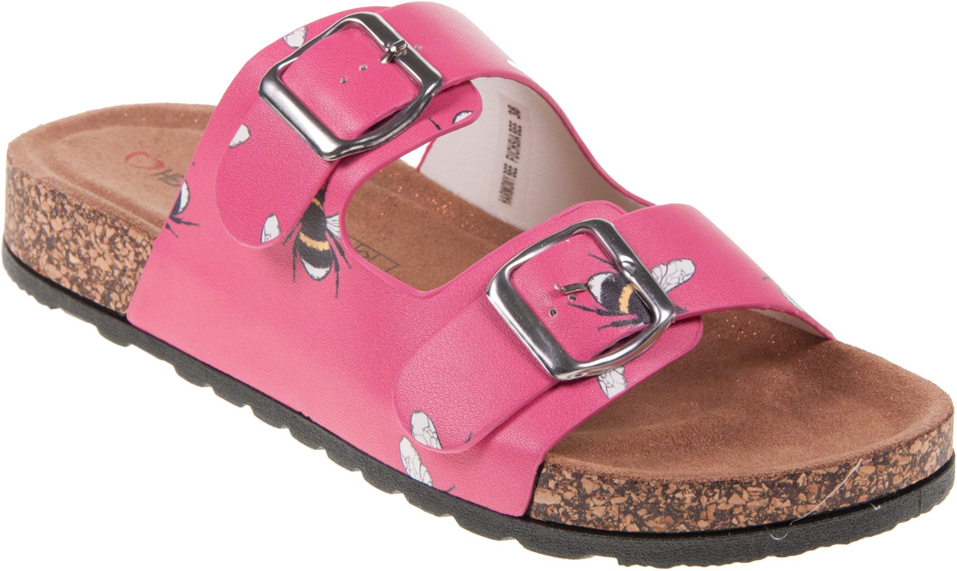 Heavenly Feet Harmony Bee Fuchsia Bee Sa0004153 Mule Sandals