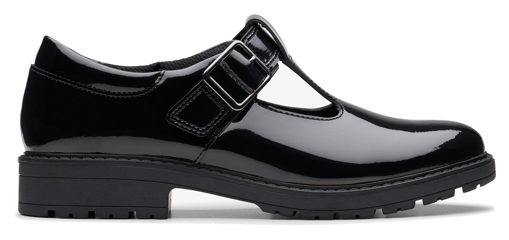 Clarks Loxham Bar Youth Black Patent 26178313 Girls School Shoes clarks-loxham-bar-youth-black-patent-26178313-girls-school-shoes