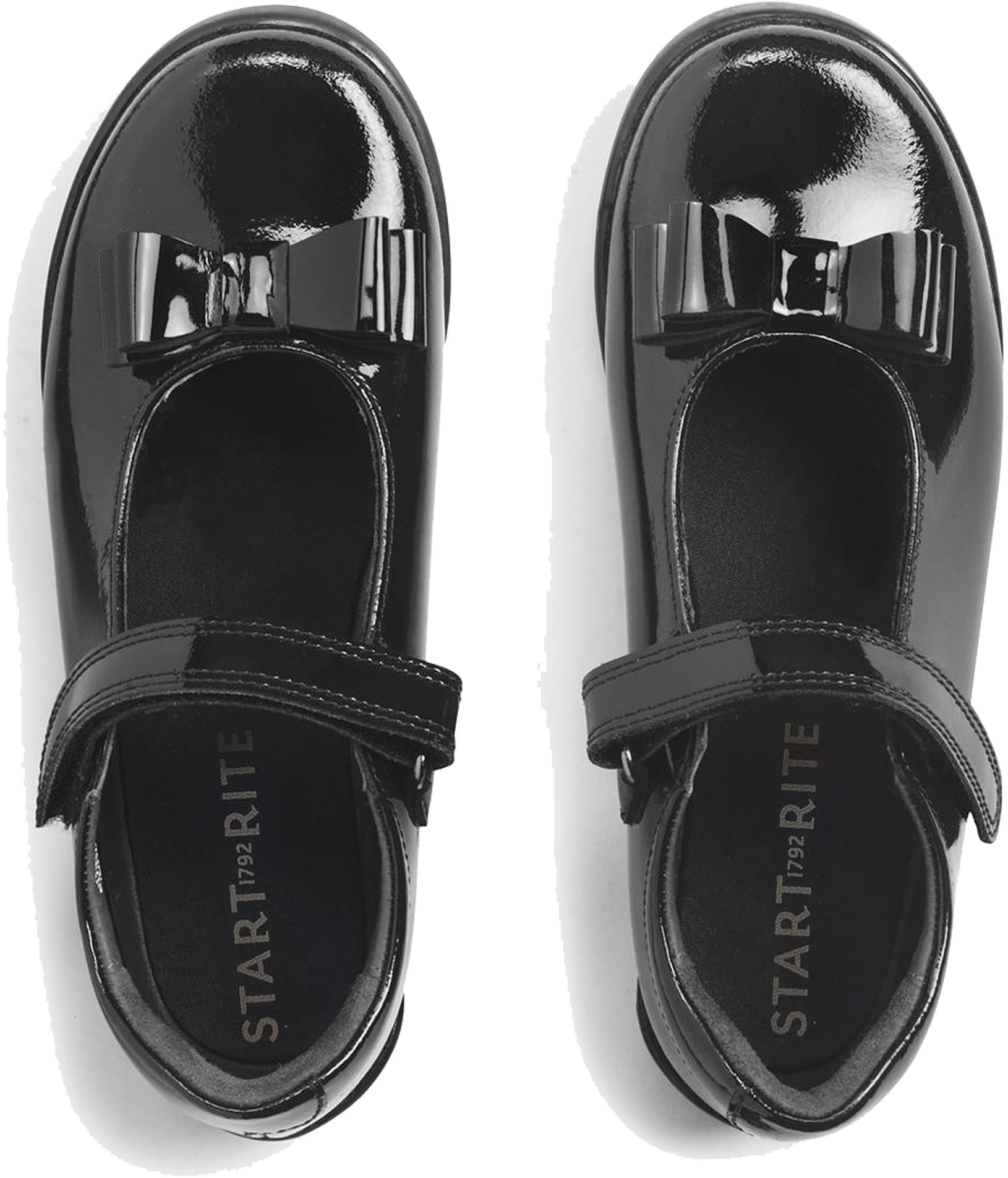 Start-Rite Flourish Black Patent 2831_3 - Girls School Shoes ...