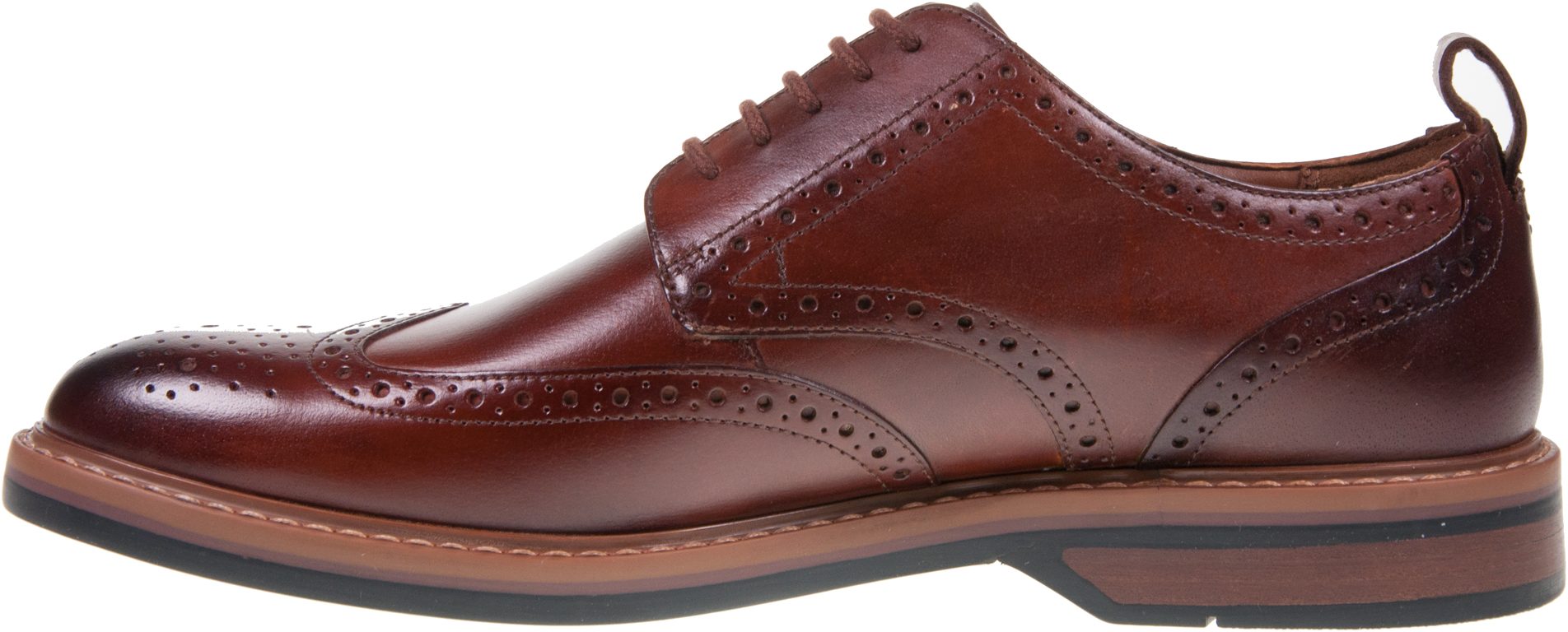 Clarks Aldwin Limit Mid Tan Leather 26178428 - Formal Shoes - Humphries ...
