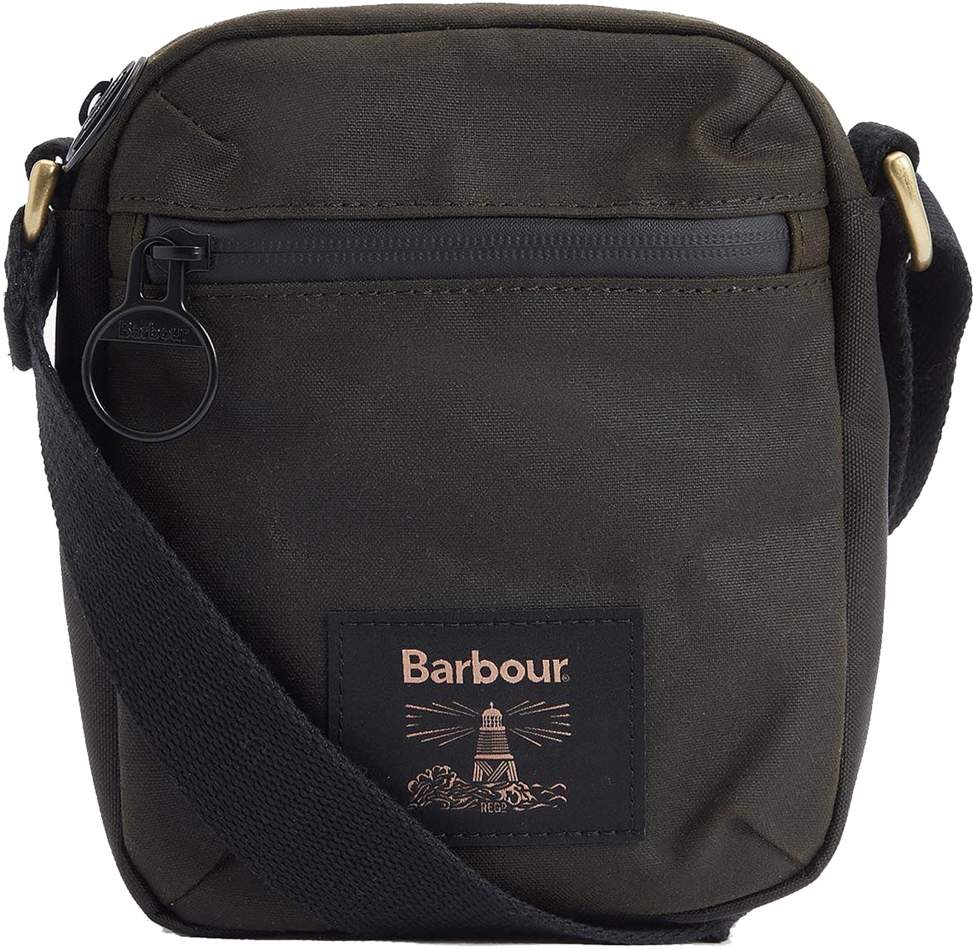 Barbour Field Wax Crossbody Olive / Black UBA0716OL71 - Cross Body