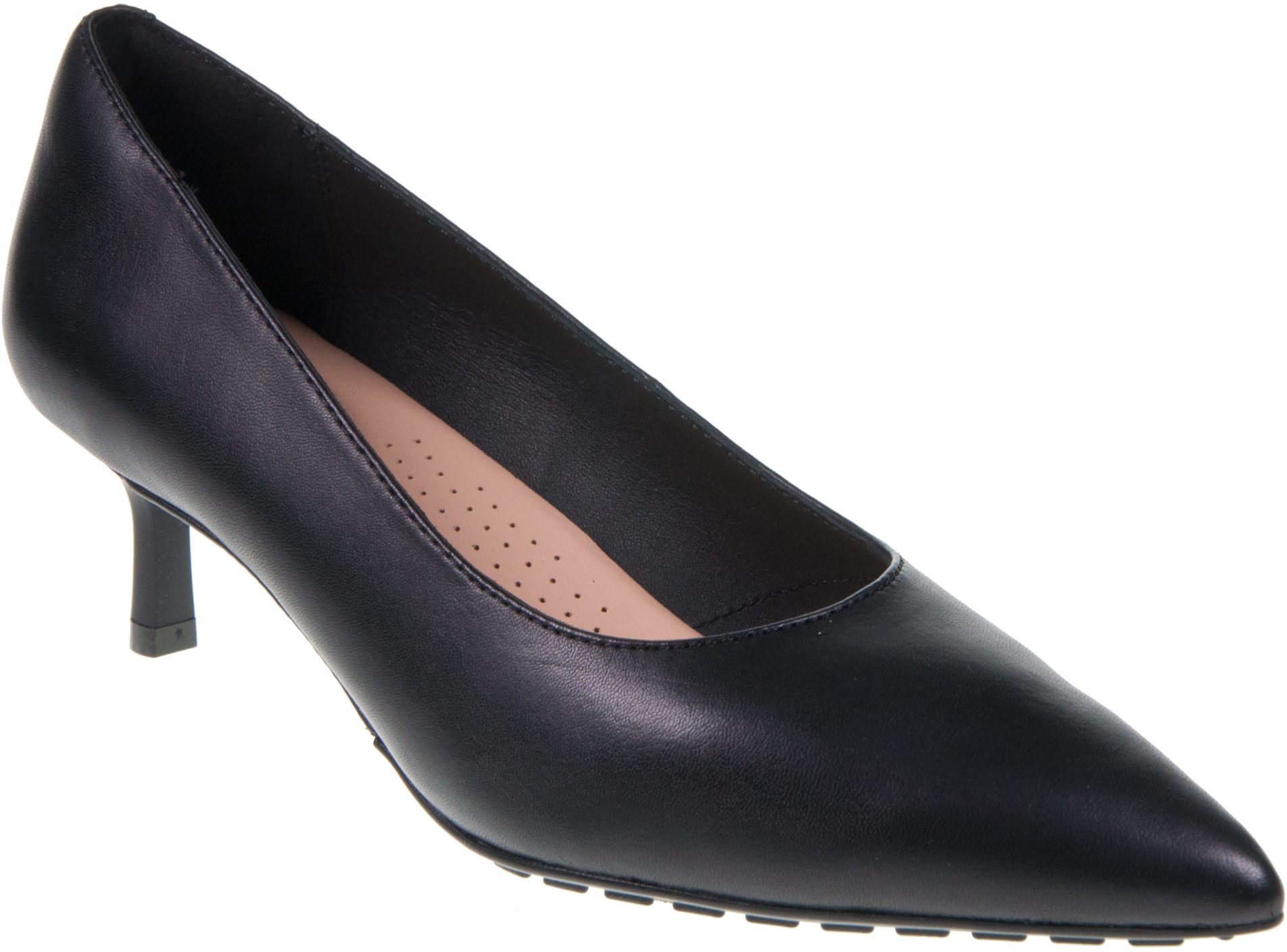 Court Shoes Cheap Clarks Heels Adela Court Black Leather Shoes