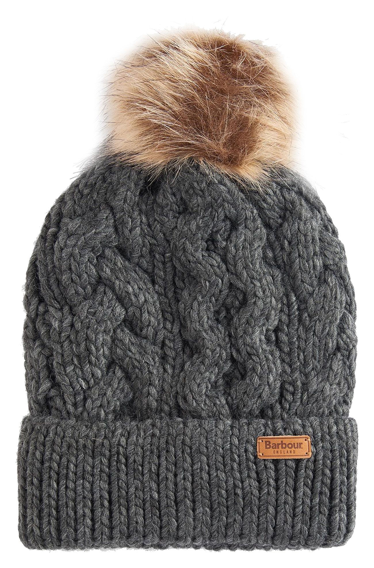 Barbour Penshaw Beanie Charcoal LHA0386GY91 - Hats  display picture 1