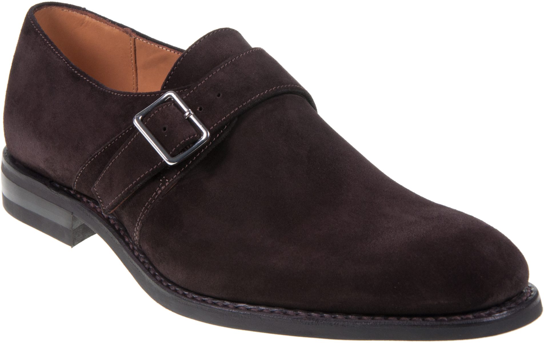 Loake 357 Dark Brown Suede 357DSRG - Formal Shoes - Humphries Shoes
