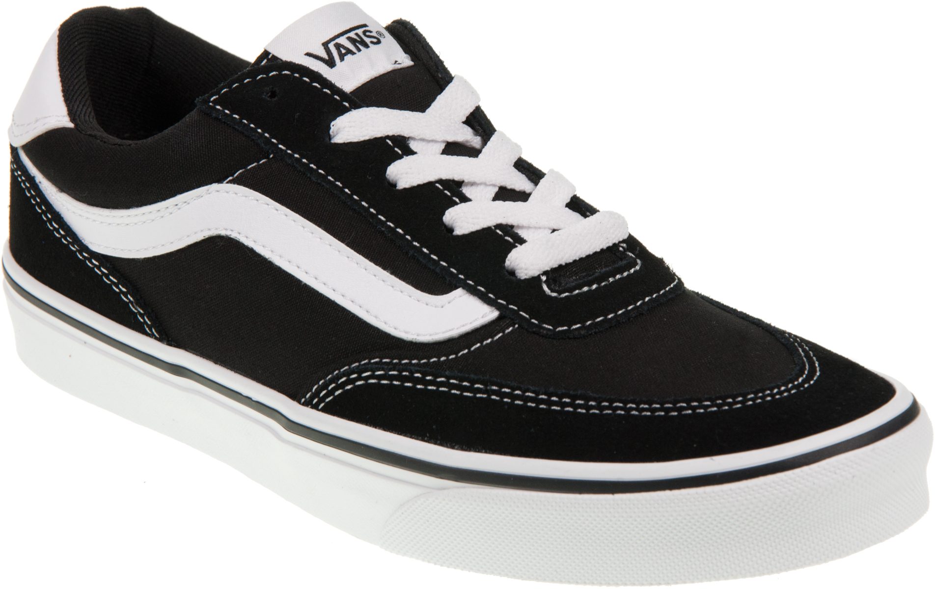 Vans Womens Brooklyn LS Black/White VN000D7UBZW1 - Everyday
