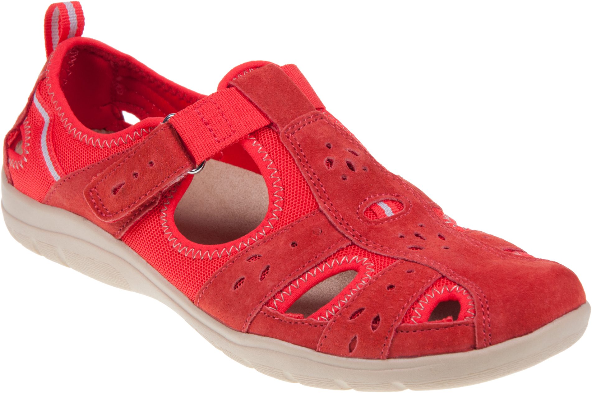 Sandales Free Spirit Cleveland Femme – Gris – Fermeture Tactile – Confort été – UK 4