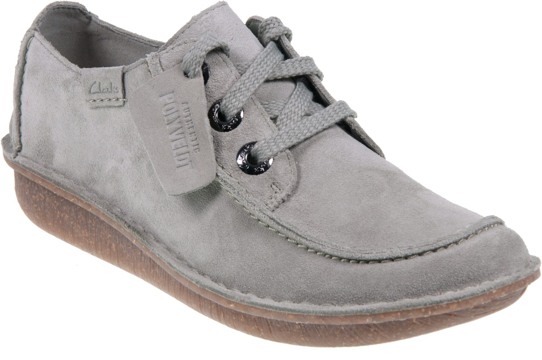 Clarks Funny Dream Light Green Suede 26182262 Everyday Shoes
