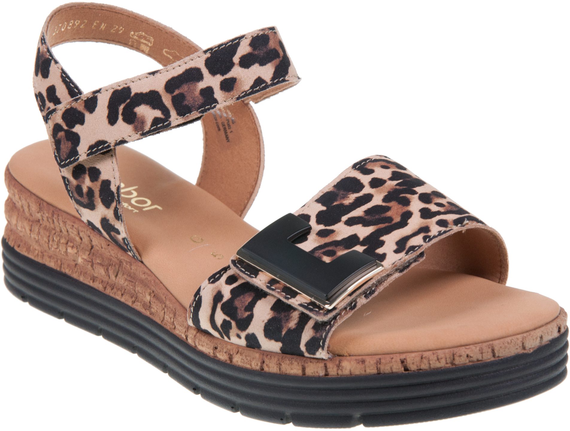 Gabor Shout Leopard Full Sandals Humphries Shoes