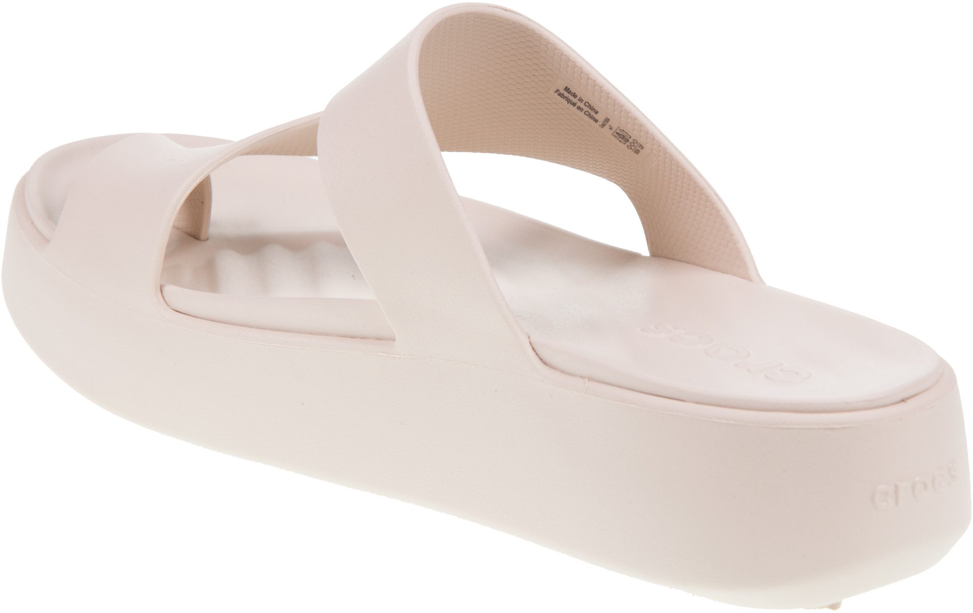 Crocs Getaway Platform Toepost Sandstone 210834 0LH - Mule Sandals ...