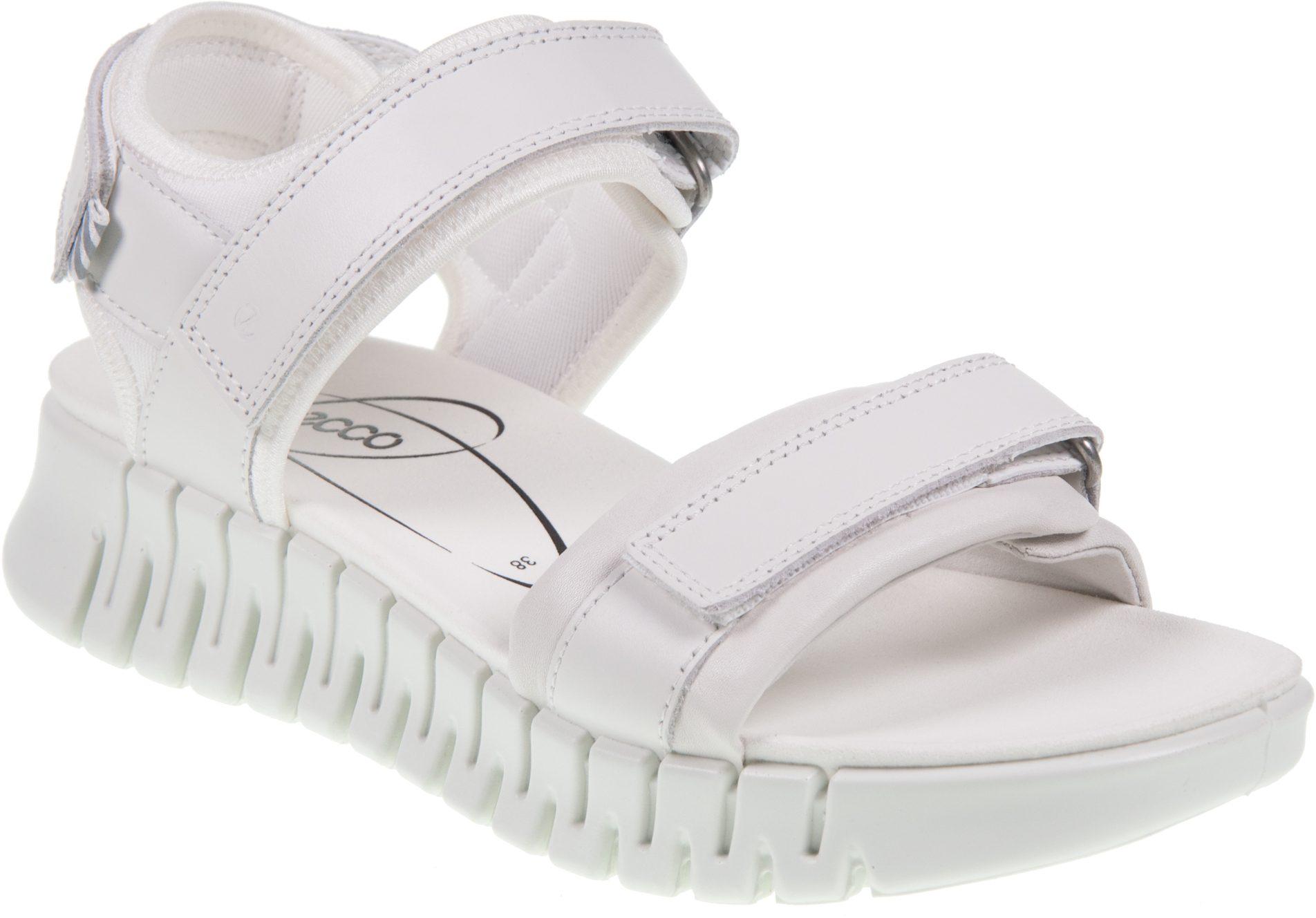 ECCO GRUUV SOL W サンダル EU 38 ホワイト Women's ECCO® Gruuv Sol