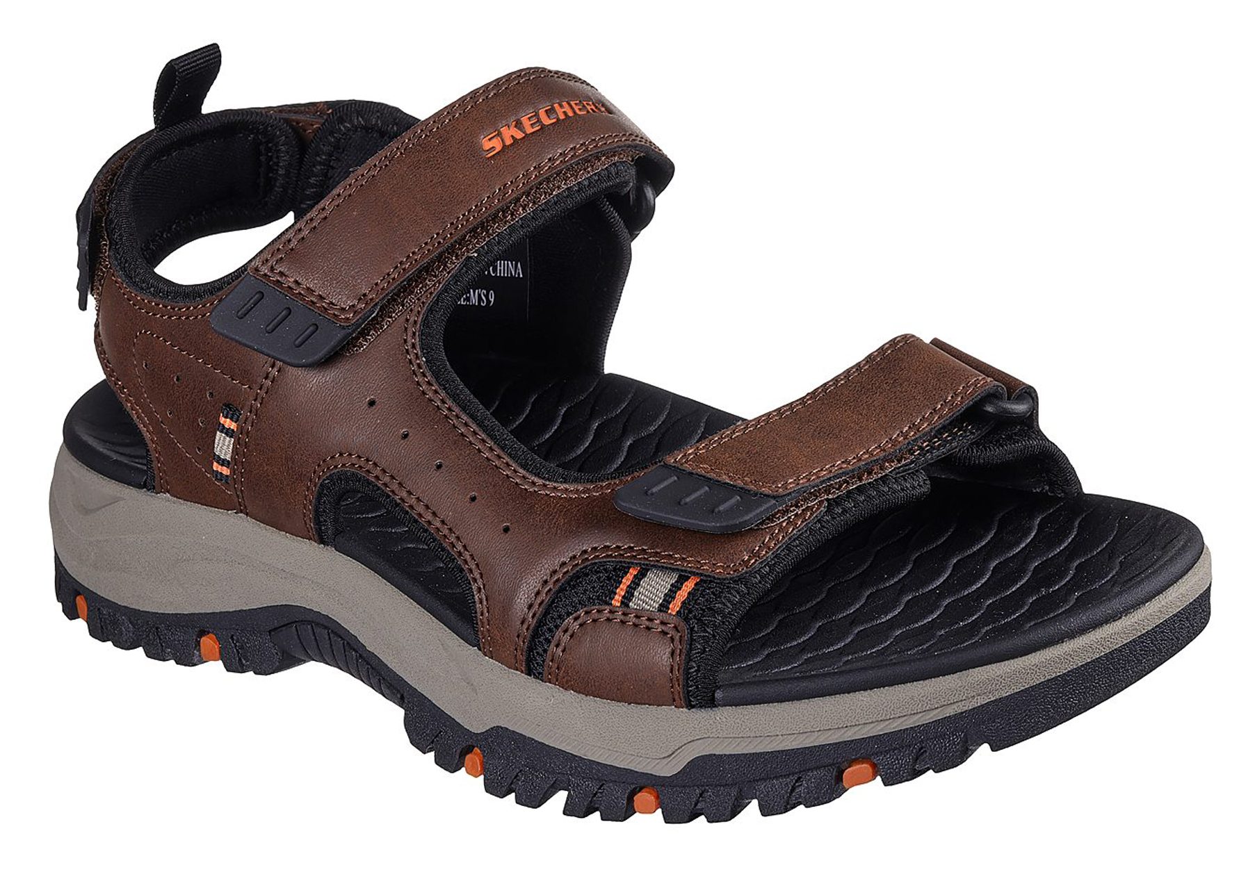Skechers 205139 Prewitt - Rigdon Brown / Black 205139 BRBK - Full