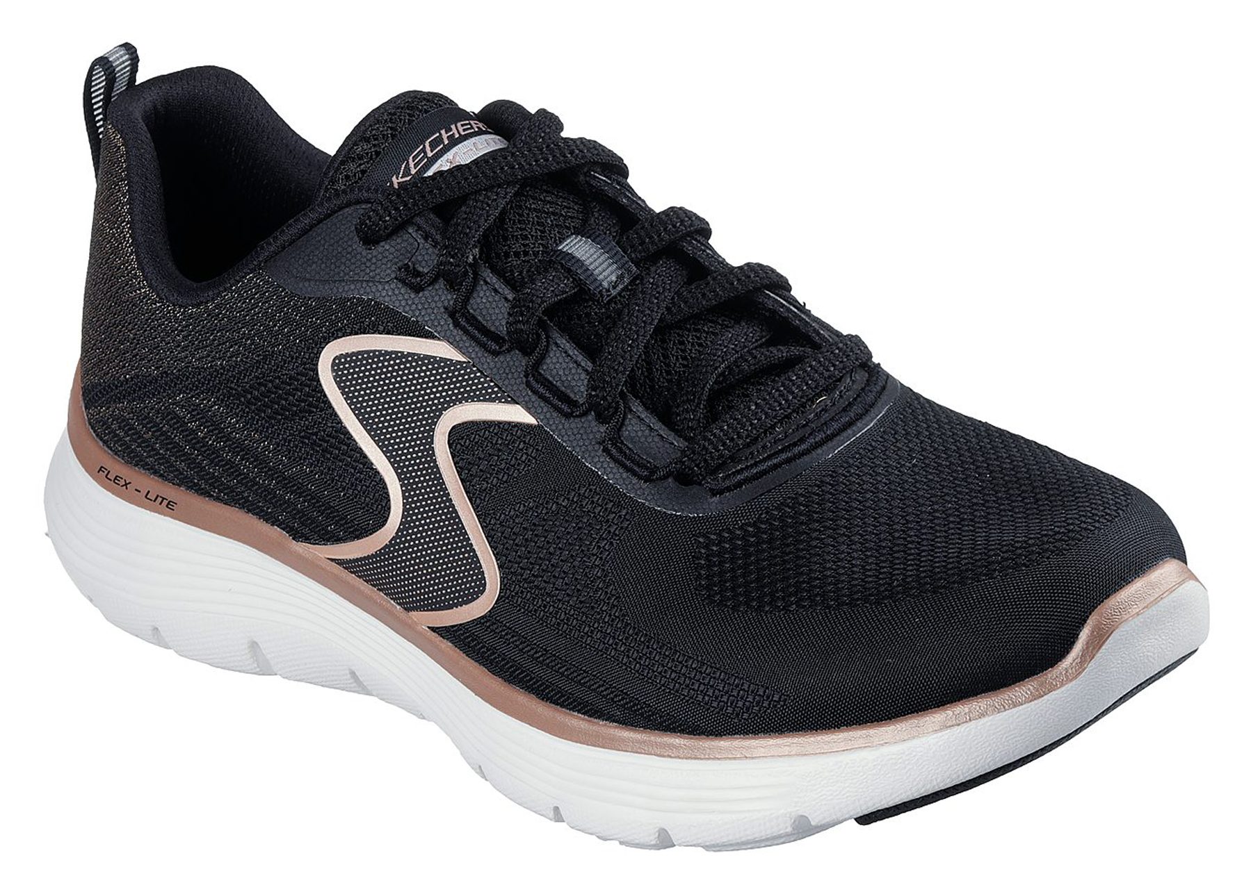 Skechers 150215 Luxe Glow Black / Rose Gold 150215 BKRG - Everyday ...