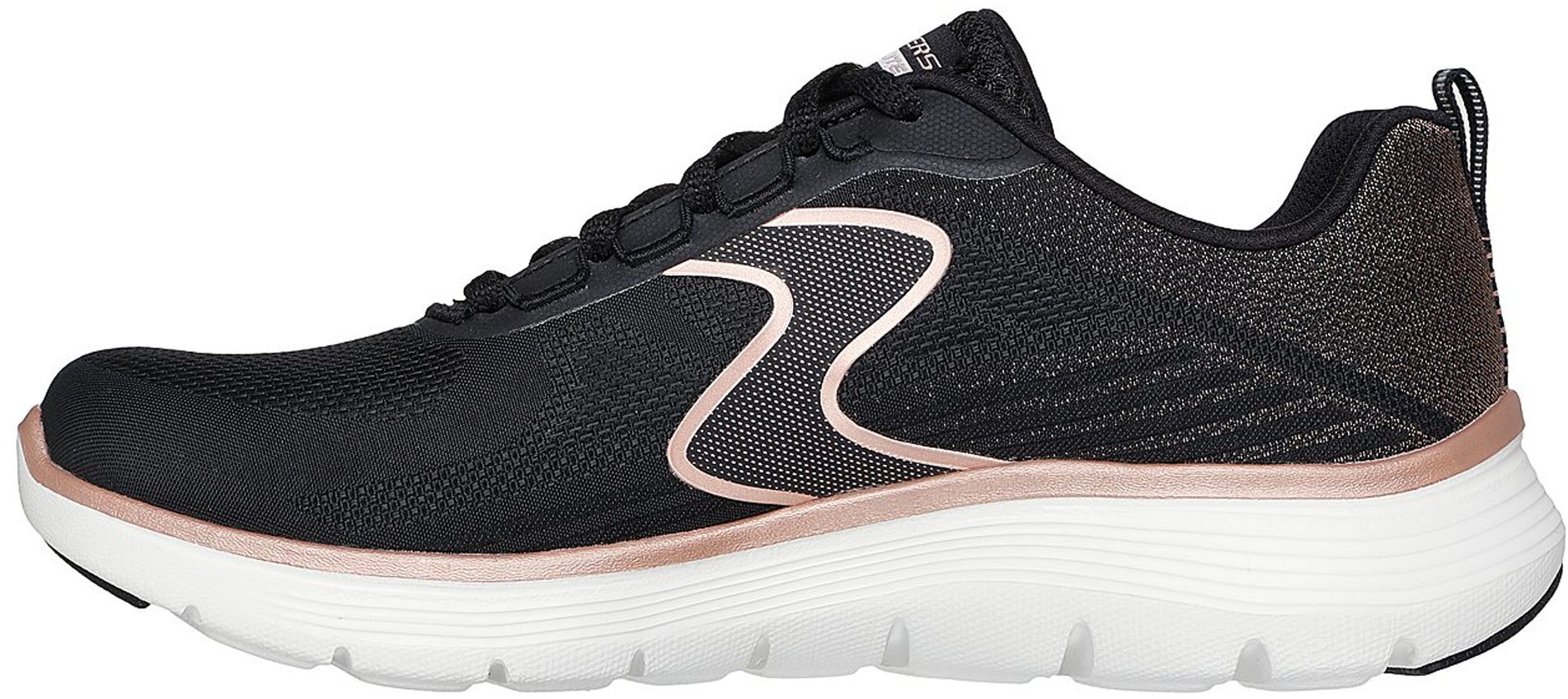 Skechers 150215 Luxe Glow Black / Rose Gold 150215 BKRG - Everyday ...