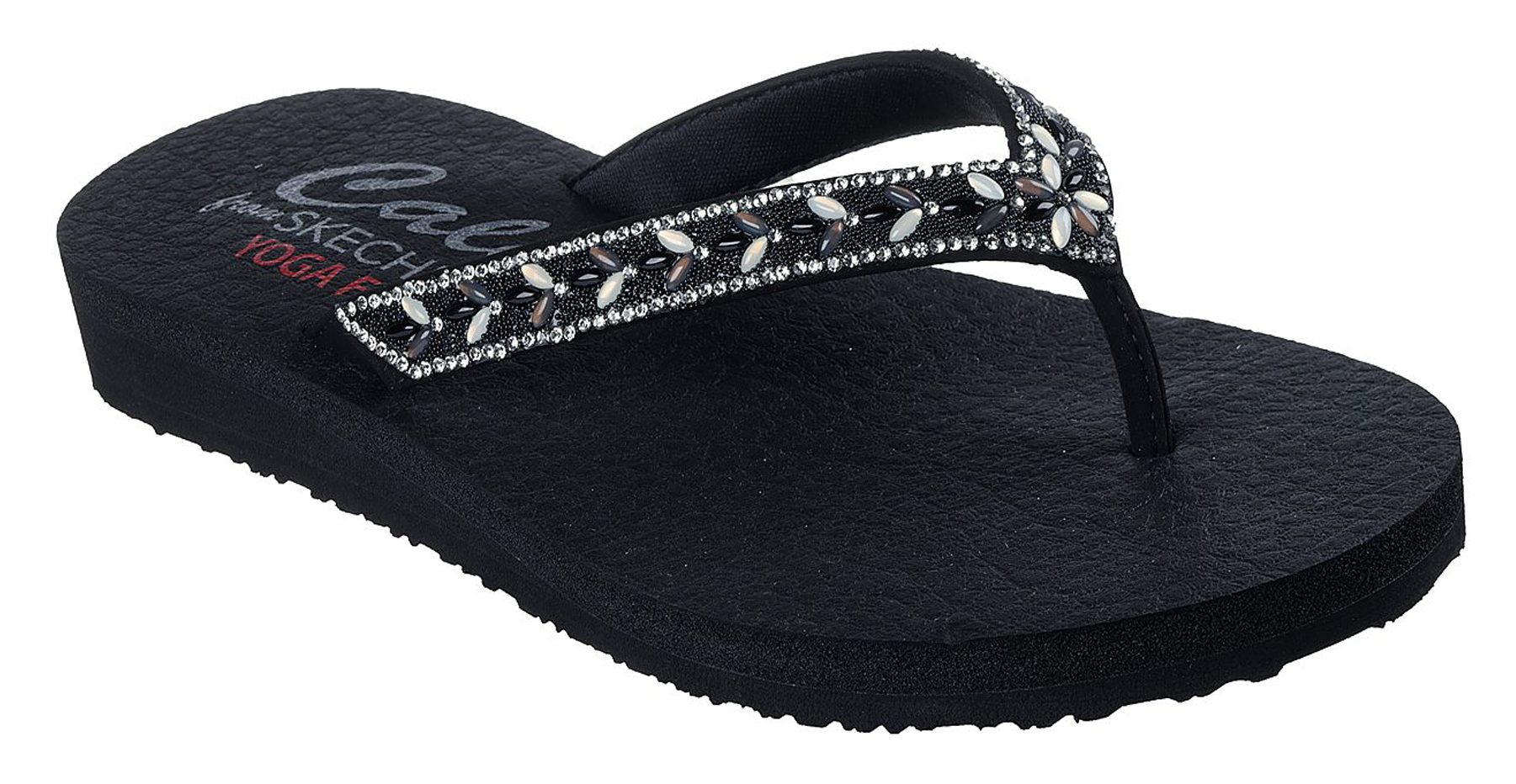 Skechers Women's Meditation-Perfect 10 Thong Sandal Nude 8