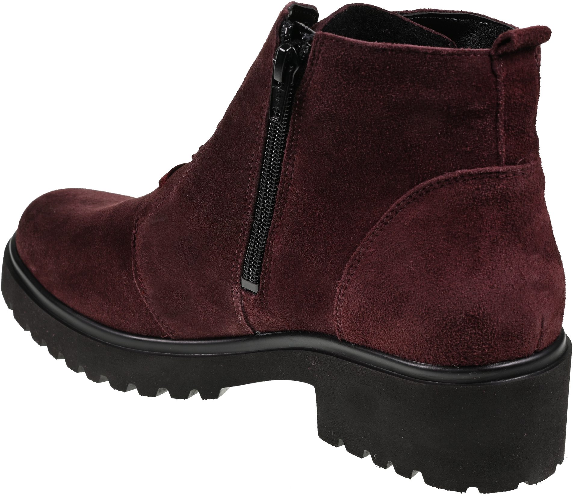 Waldläufer H-Luise Bootie, Order (velour), taupe, veters en ritssluiting, breedte H 716807-195-230, beige, 40.5 EU