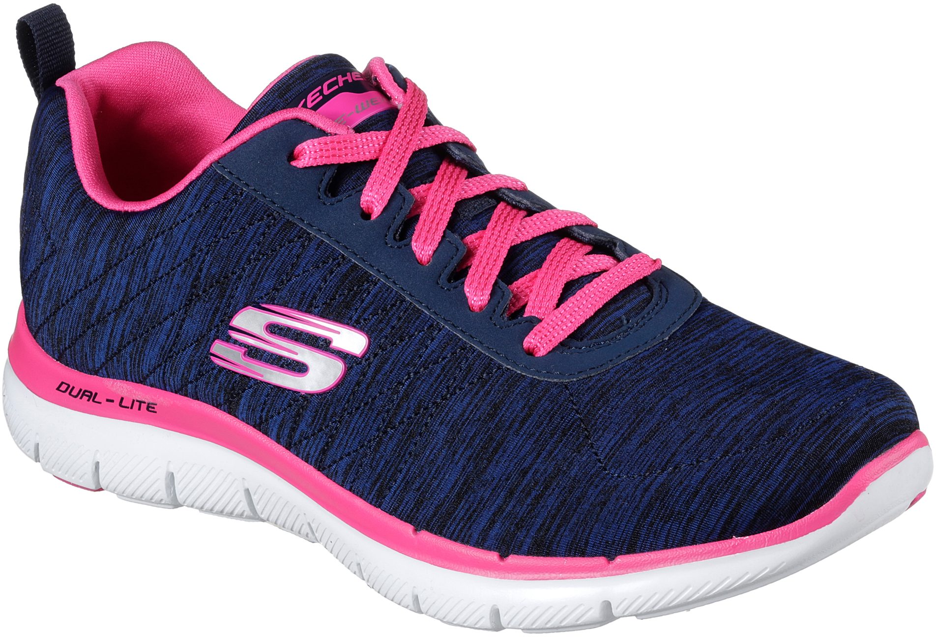 skechers navy flex appeal 2.0 trainers