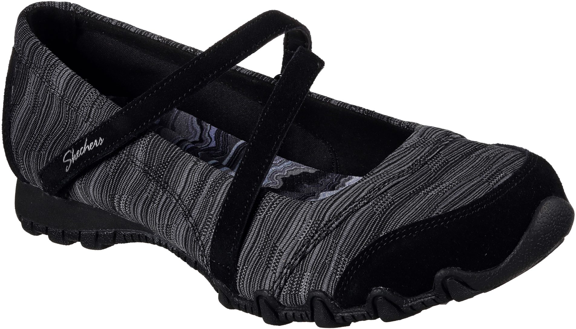 exceso mundo limpiador Skechers Bikers - Ripples Black 49343 BLK - Ballerina Shoes - Humphries  Shoes