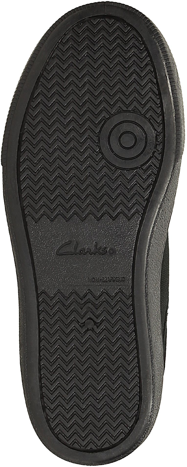 Clarks Hopper Run Black Fabric 26114330 Boys School Shoes Humphries Shoes