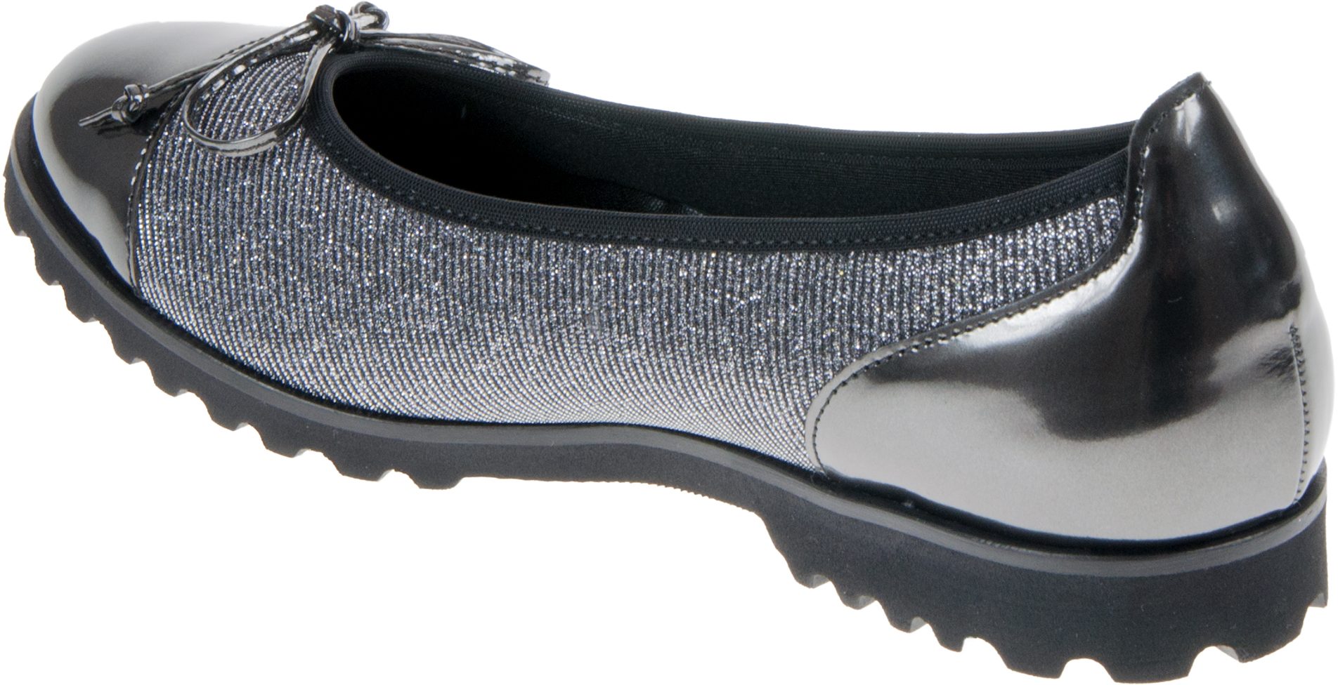 Gabor Temptation Argento Hi Tec / Patent 23.100.69 Ballerina Shoes