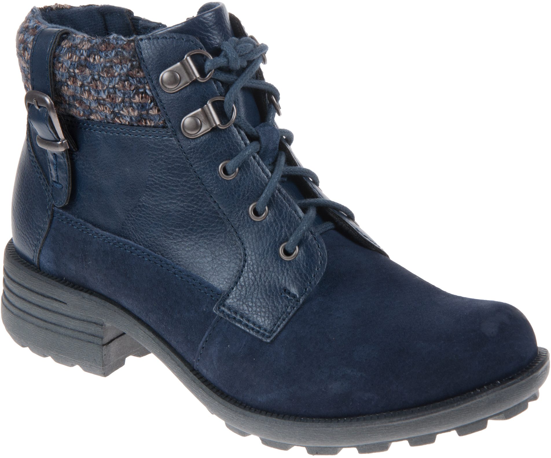 Earth Spirit Mobile Navy Blue Suede 27038 Ankle Boots