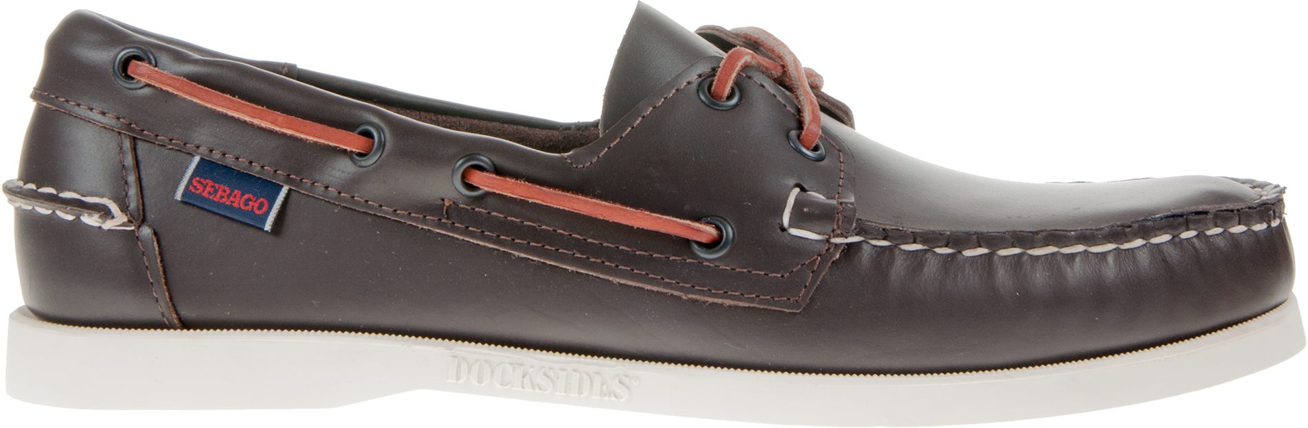 Sebago Docksides Mens Wine Leather B72753 - Casual Shoes - Humphries Shoes