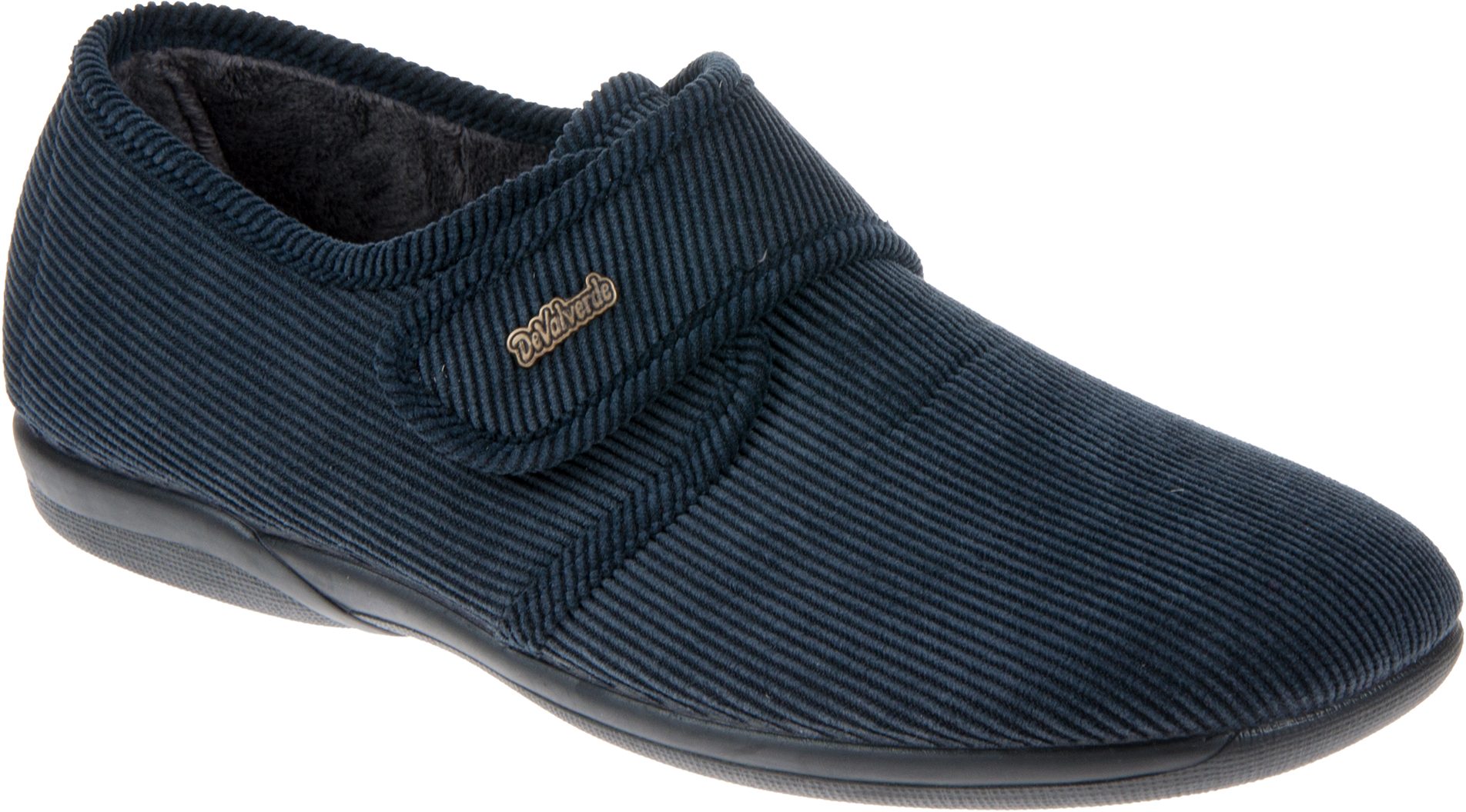DeValverde 3024 Navy 3024 Full Slippers Humphries Shoes