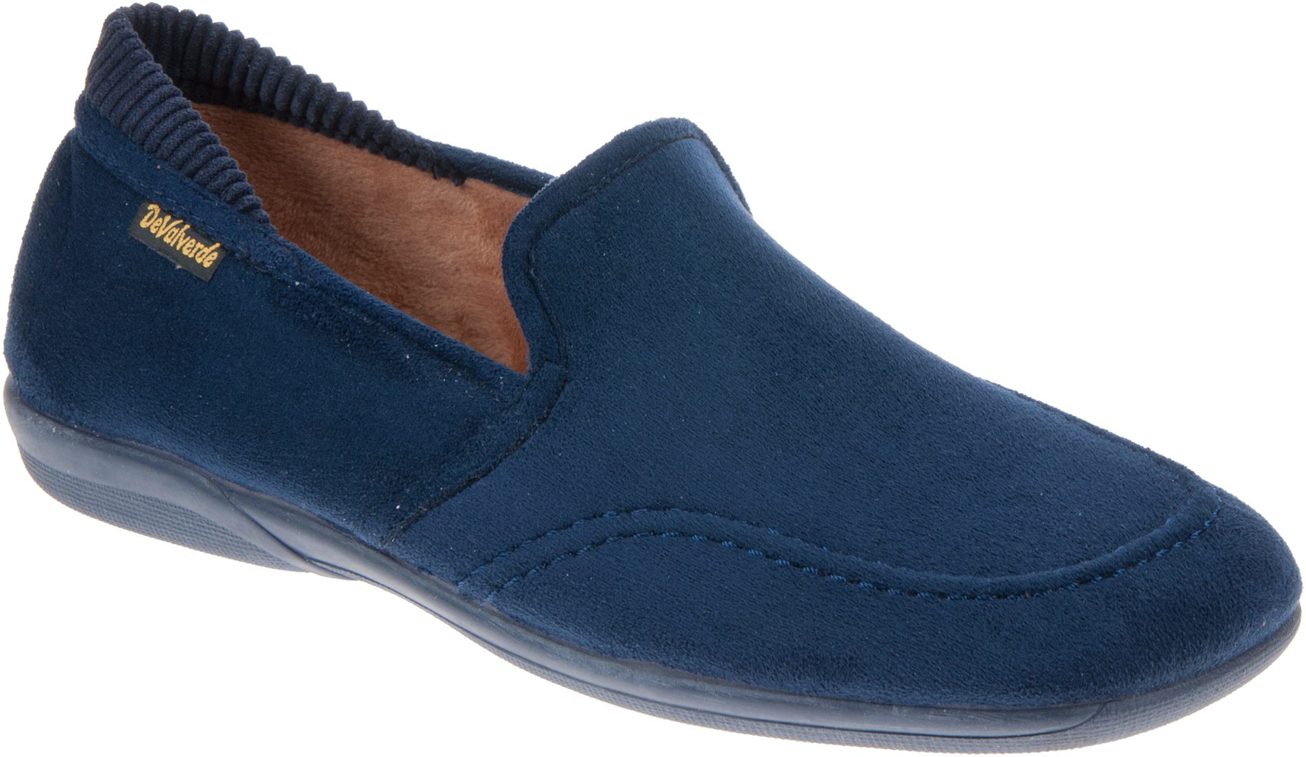 DeValverde 3023 Navy 3023 Full Slippers Humphries Shoes
