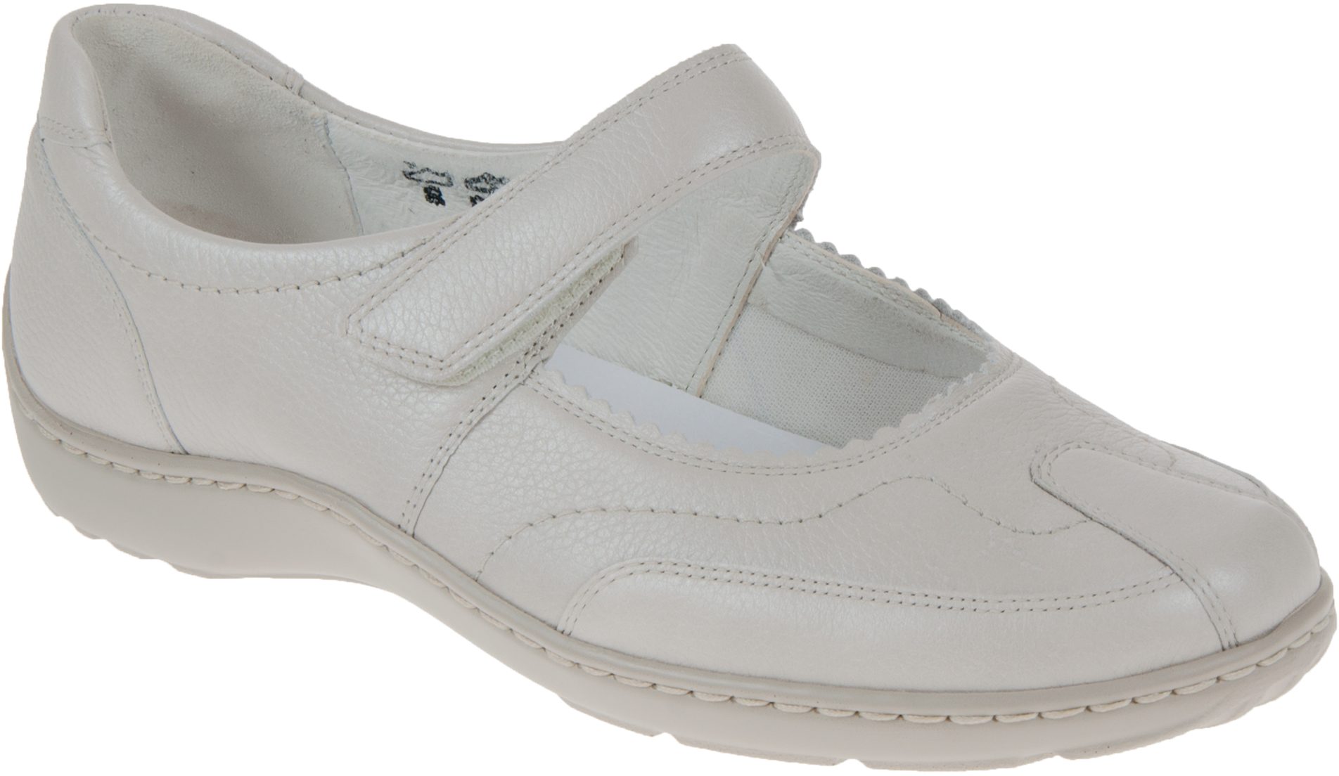 Waldlaufer Henni 302 Off White Leather 496302 172 120 - Ballerina Shoes ...