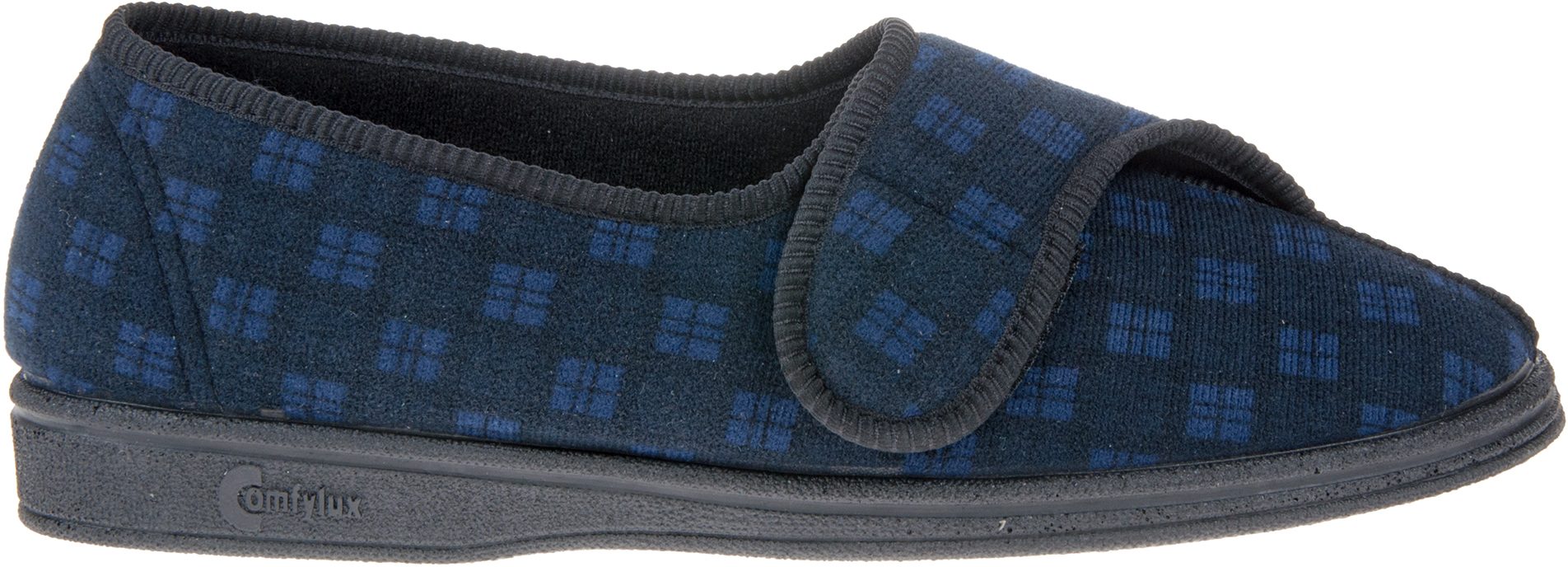 Comfylux Paul Blue pau - Full Slippers - Humphries Shoes