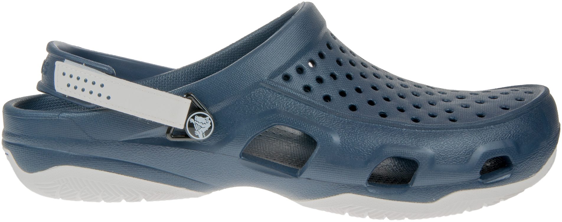 Crocs Mens Swiftwater Deck Clog Navy / White 203981-462 - Outdoor ...