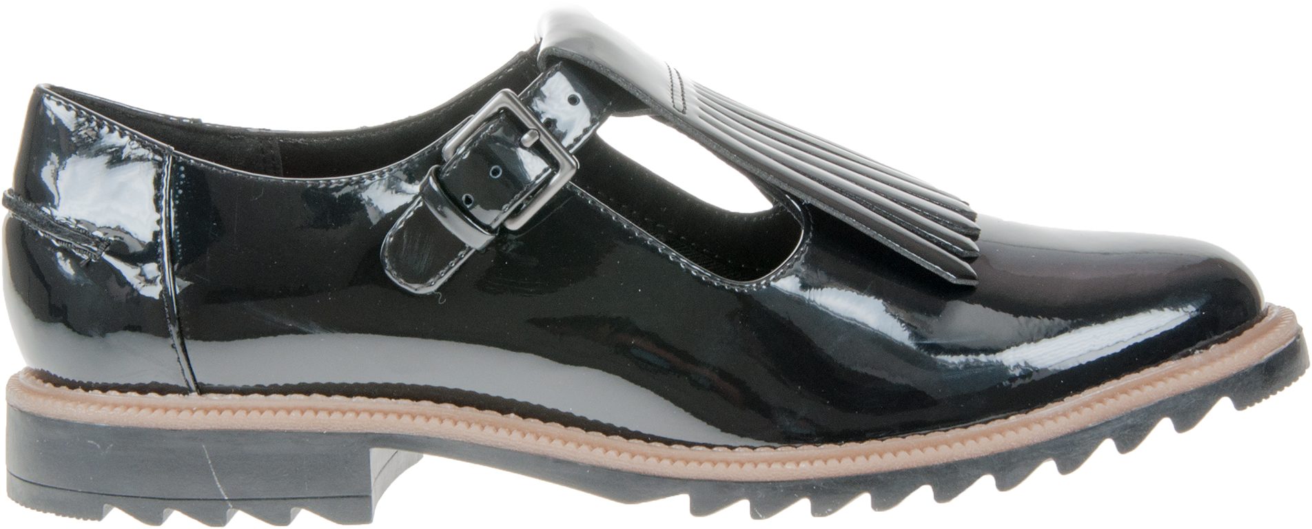 clarks griffin mia black leather