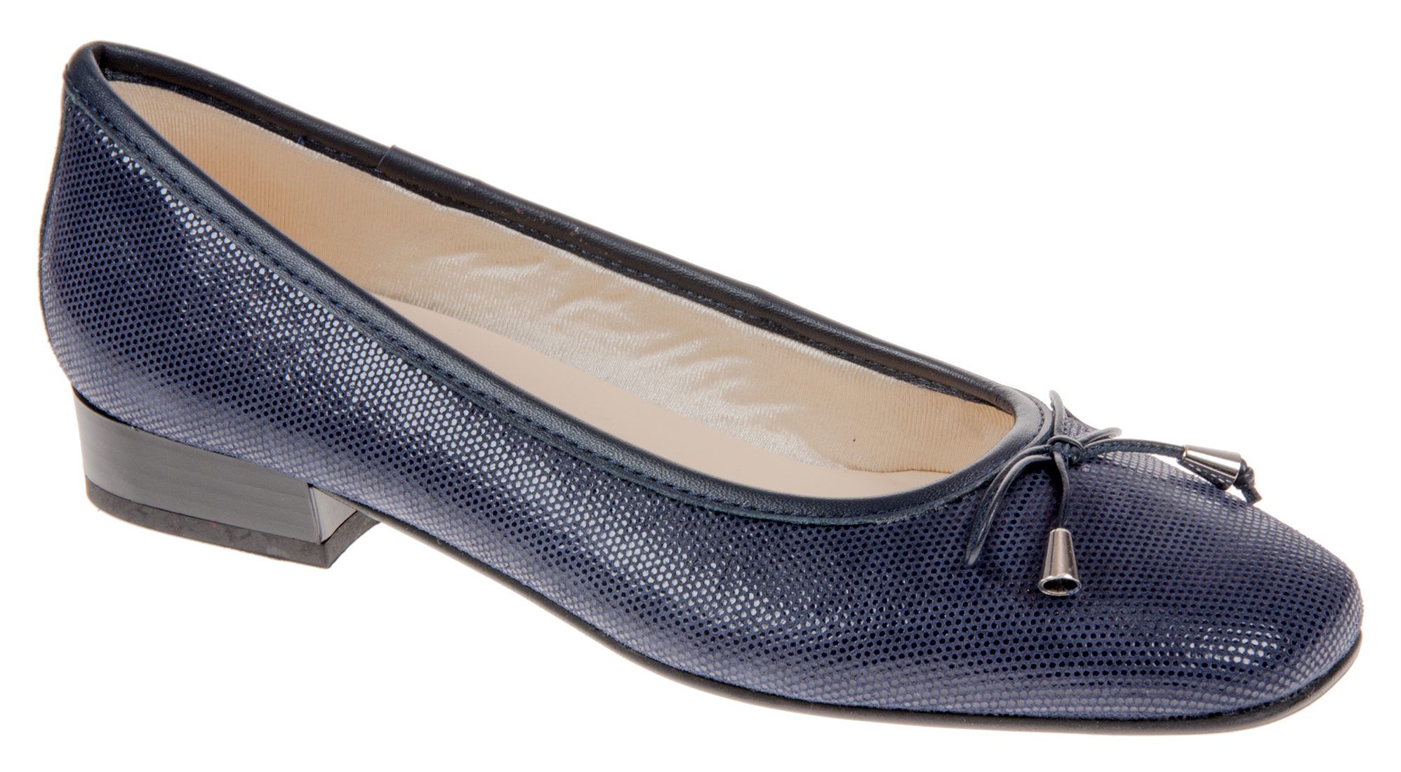 Riva Provence Navy Fish pro Ballerina Shoes Humphries Shoes