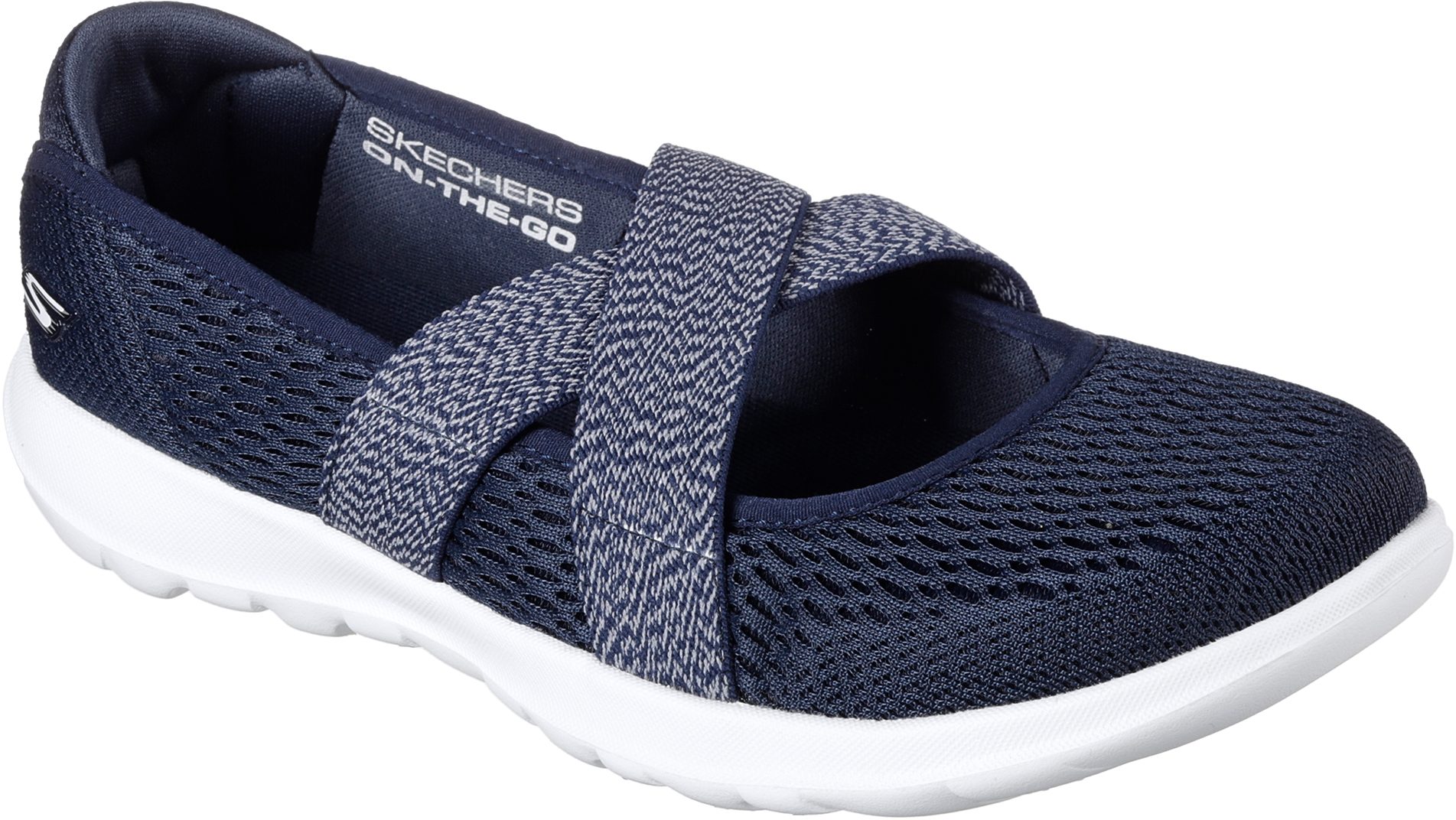 Walk Lite - Cutesy Navy White 15407 NVW - Womens Trainers - Humphries Shoes