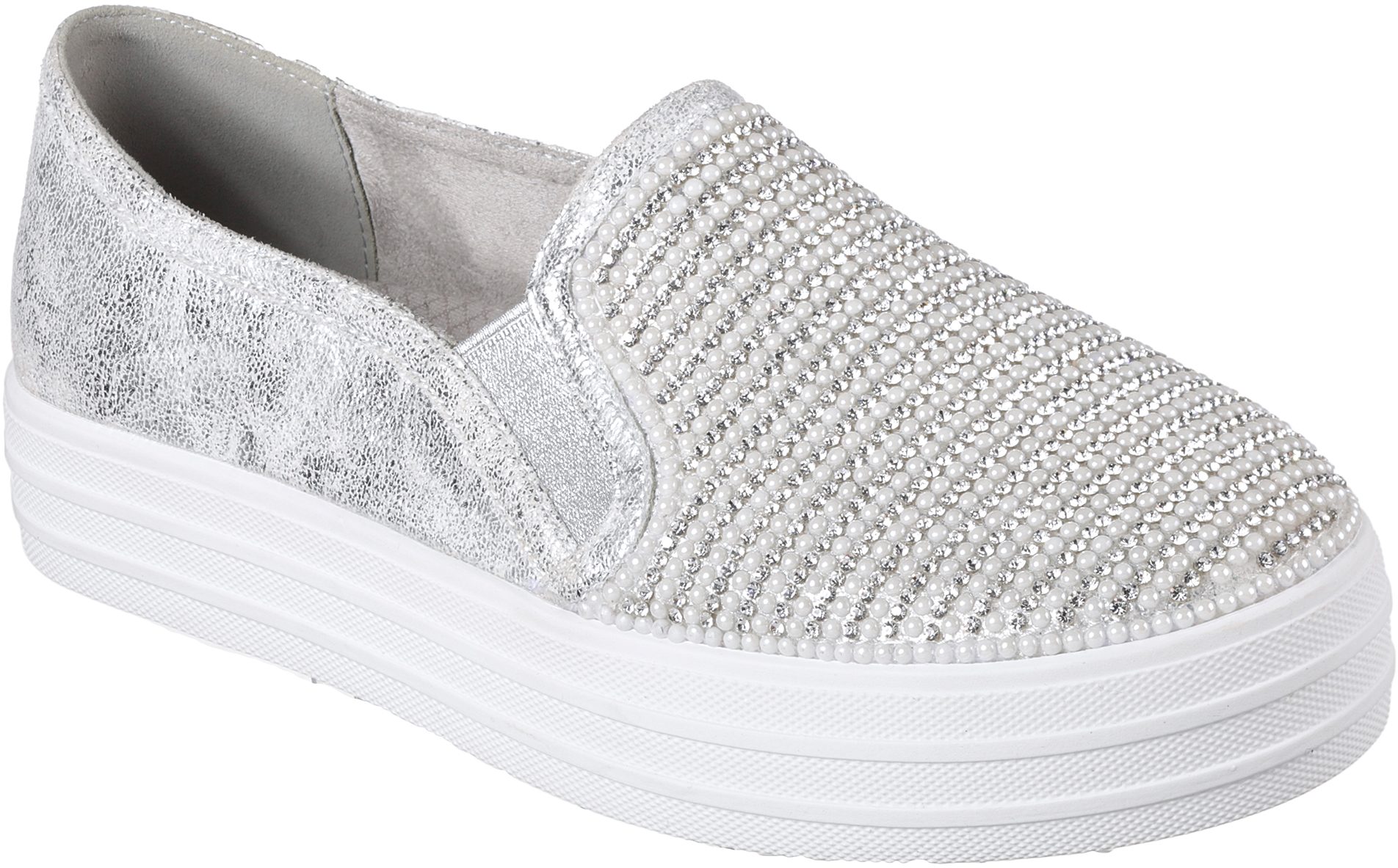 skechers shiny dancer pewter