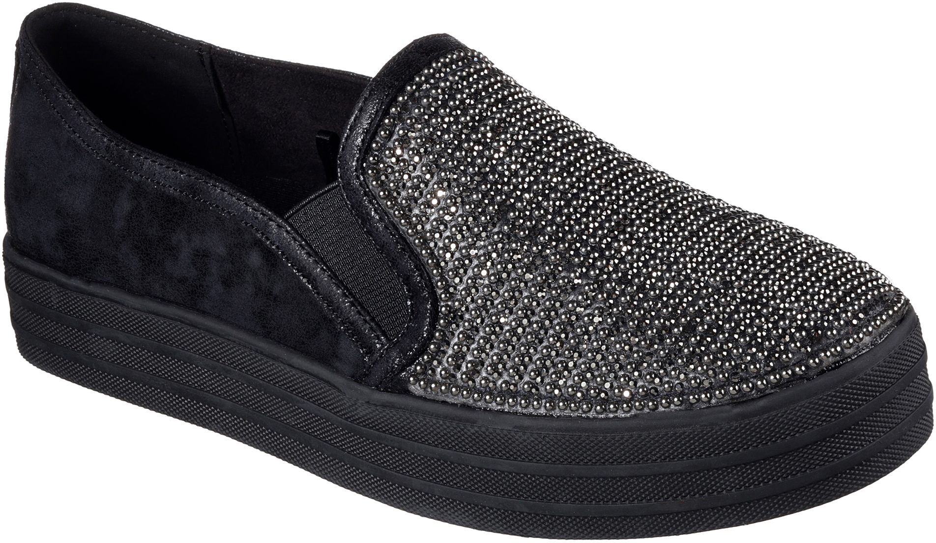 skechers shiny dancer black